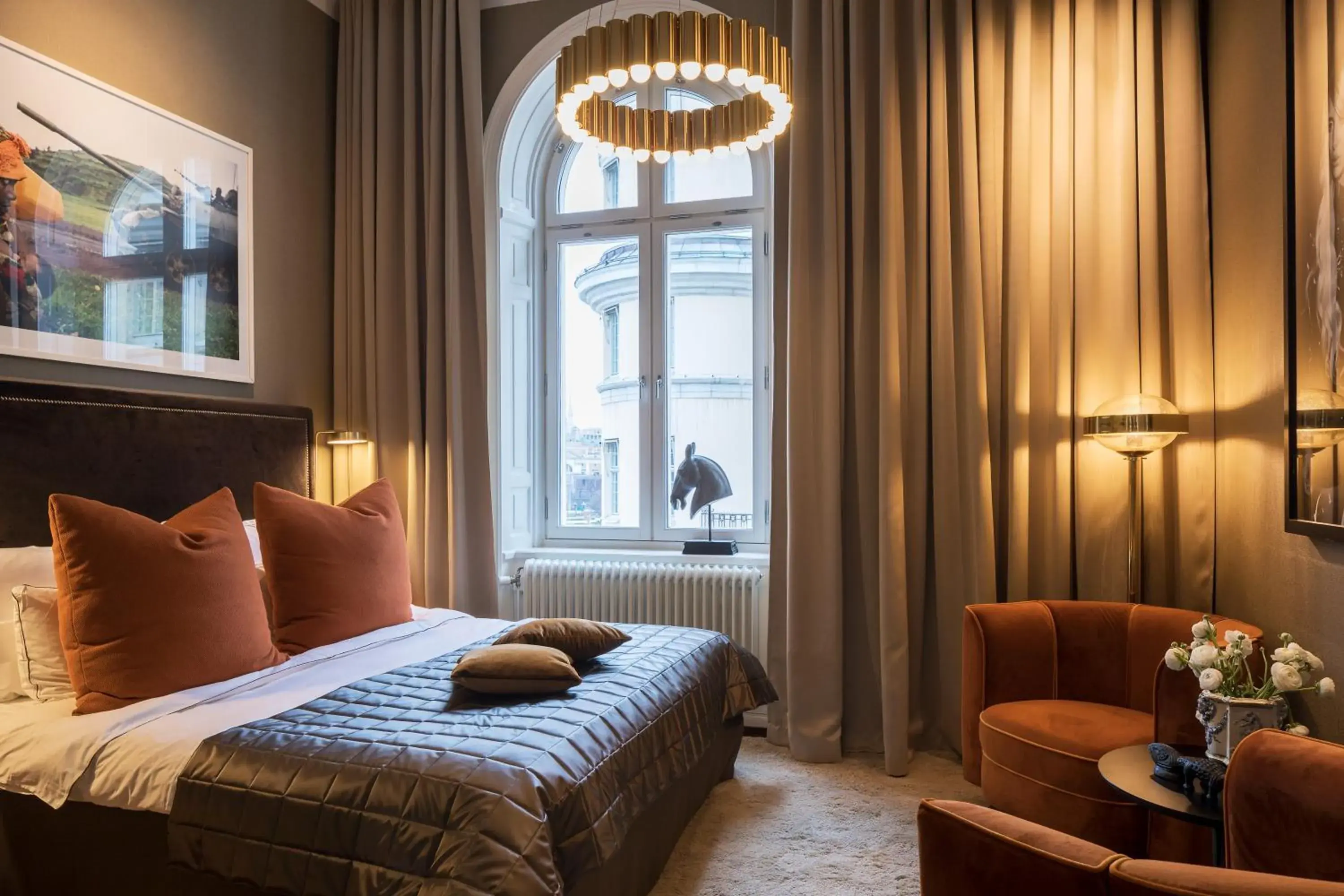 Bed in Lydmar Hotel Bed in Lydmar Hotel