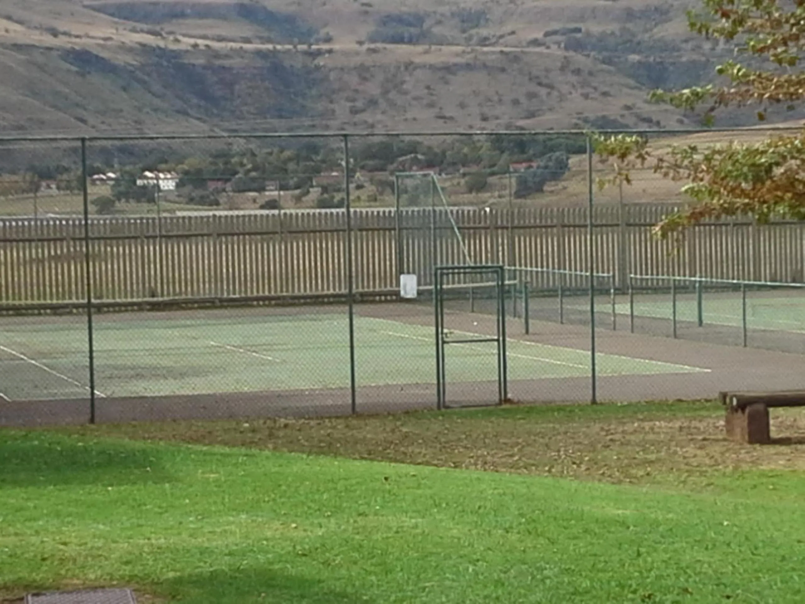 Tennis court in Ezulwini Berg Resort