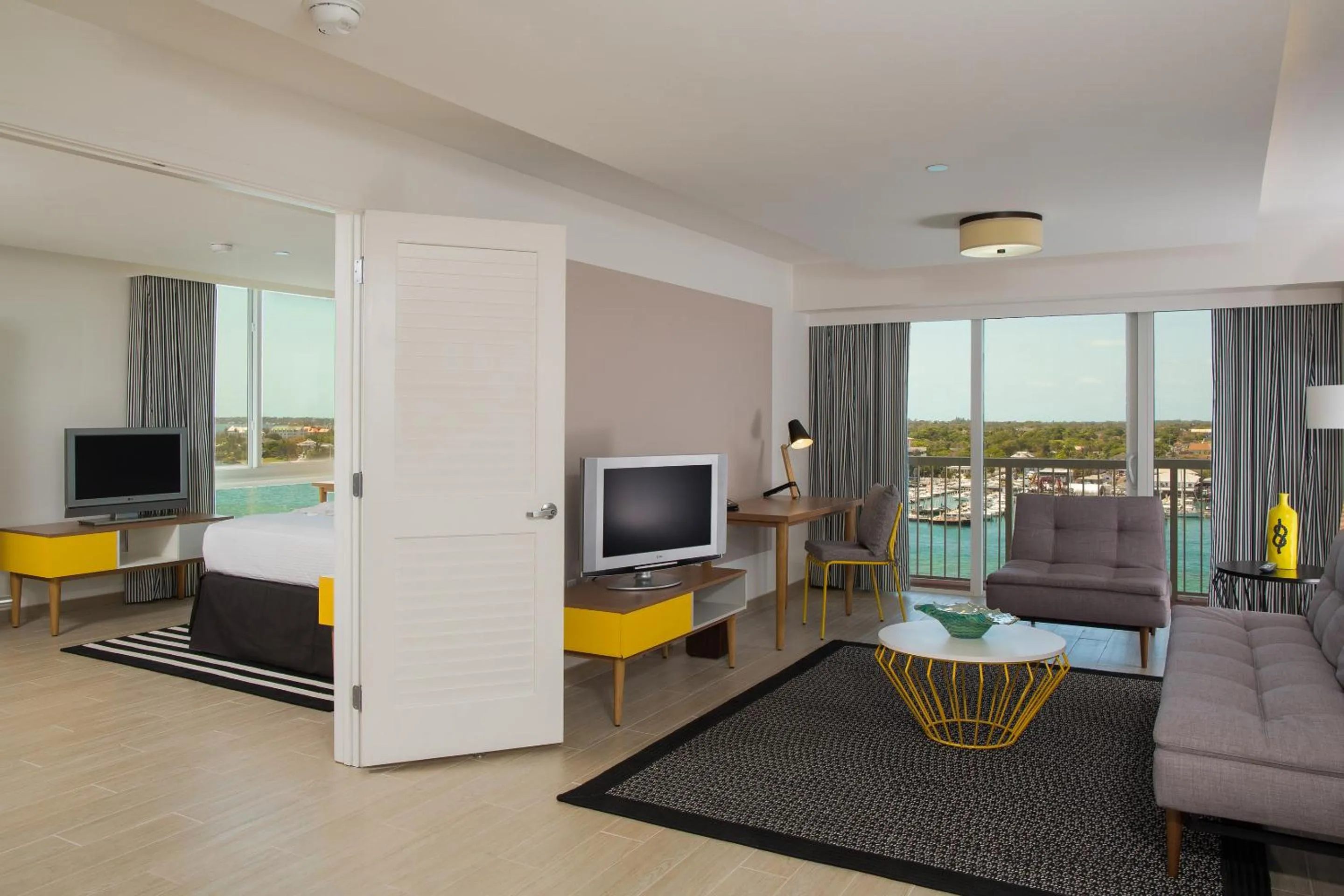 View (from property/room), Bed in Warwick Paradise Island Bahamas - All Inclusive - Adults Only