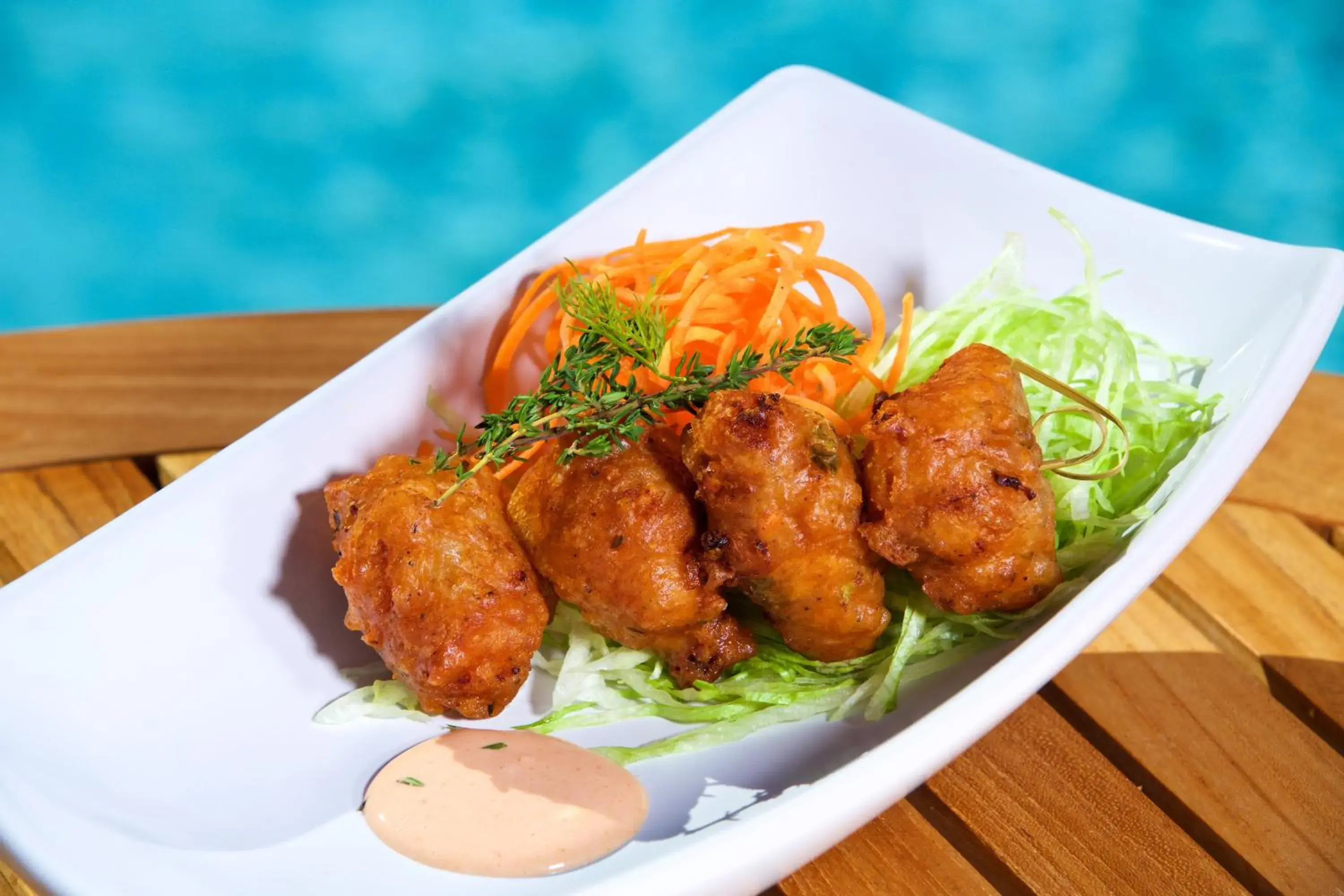 Food close-up in Warwick Paradise Island Bahamas - All Inclusive - Adults Only Food close-up in Warwick Paradise Island Bahamas - All Inclusive - Adults Only