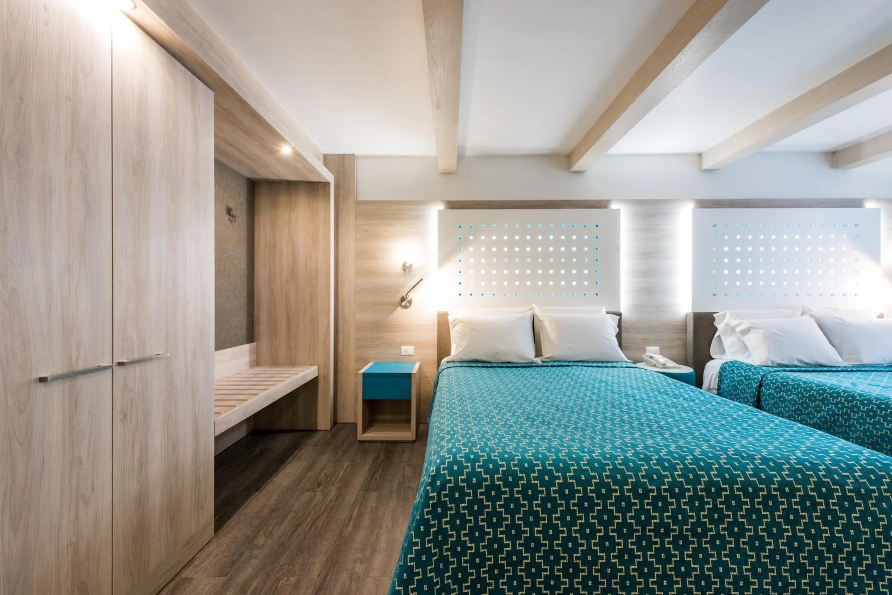 Bed in Hotel Casa Blanca