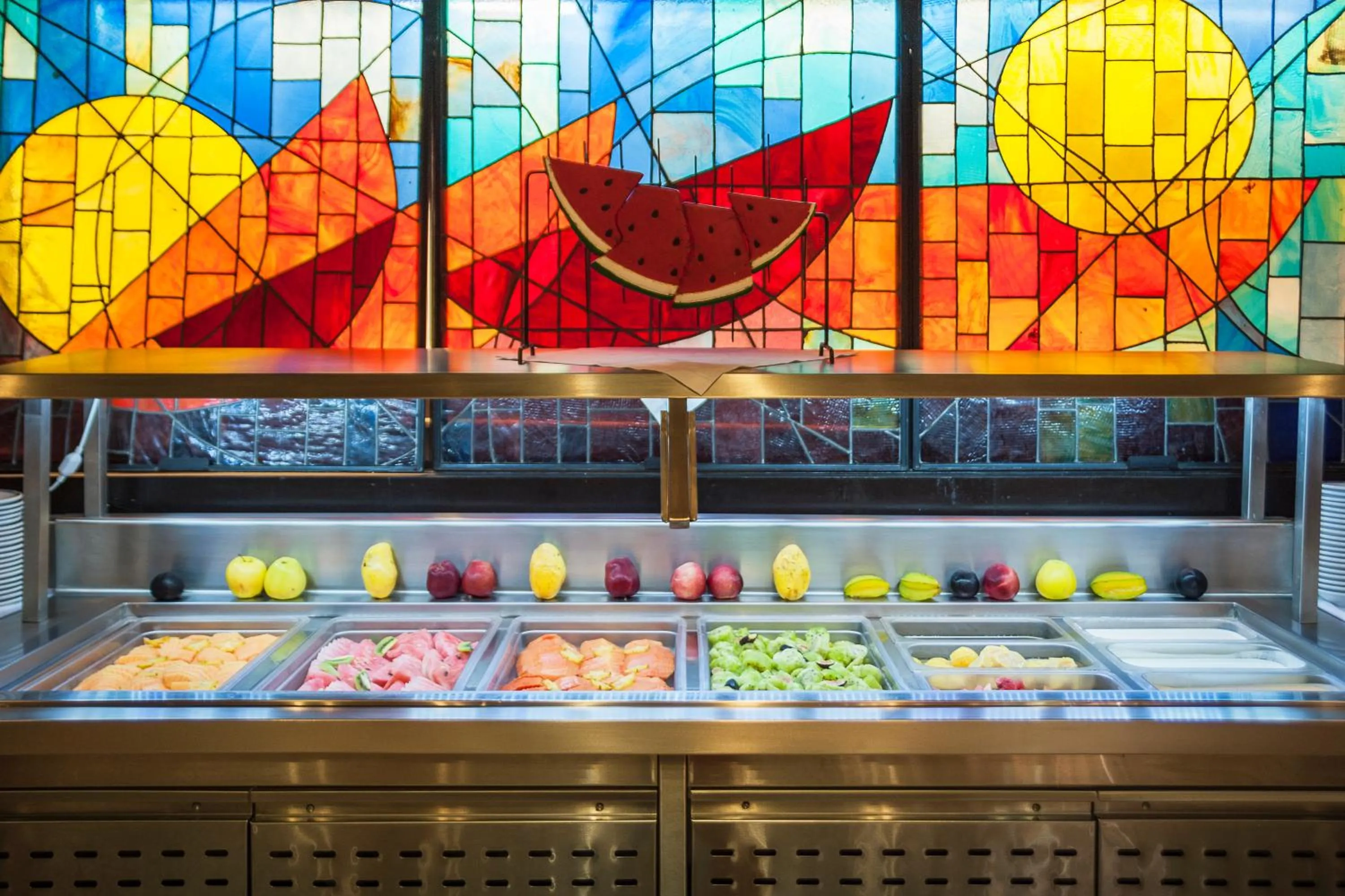 Buffet breakfast in Hotel Casa Blanca