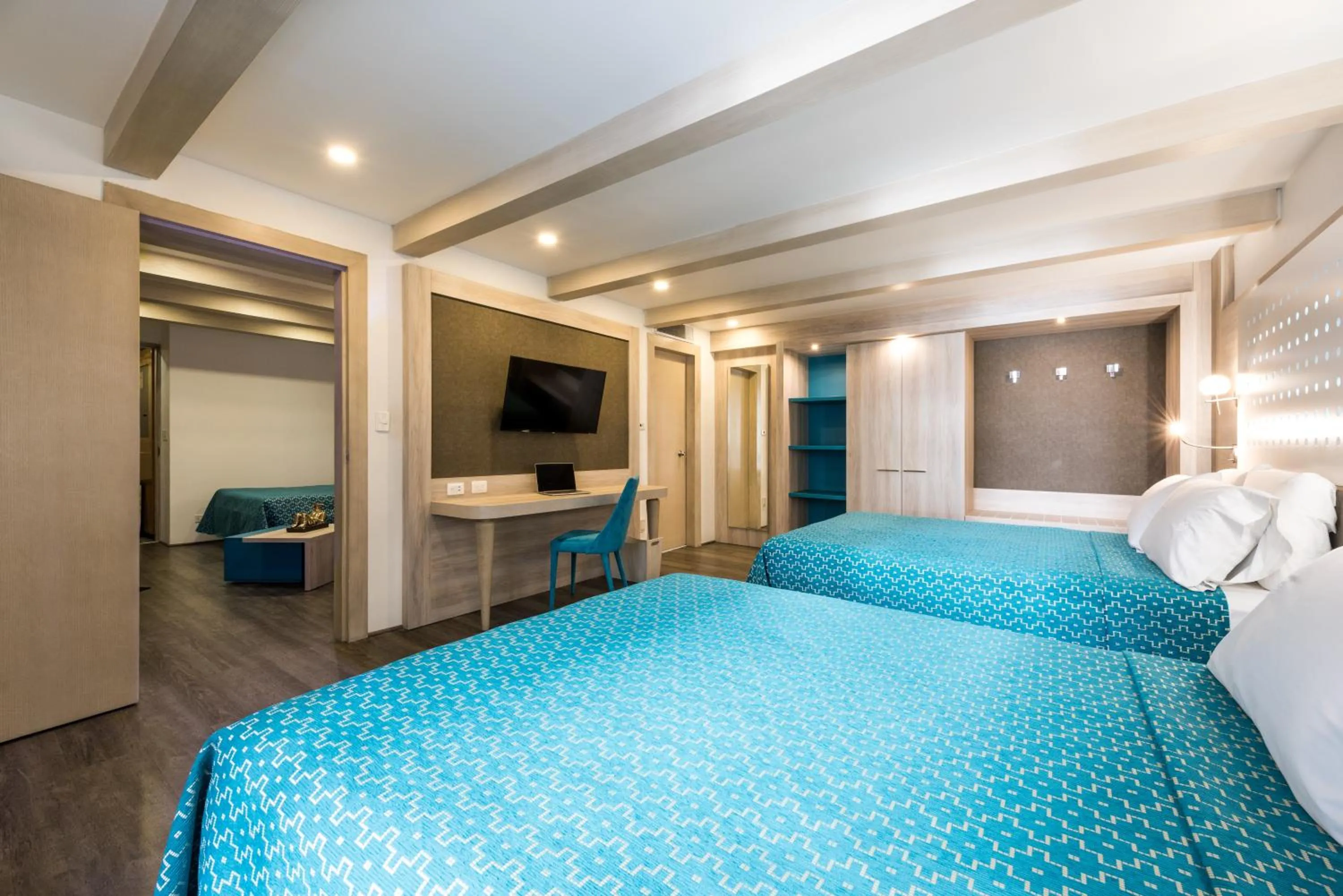 Bed in Hotel Casa Blanca