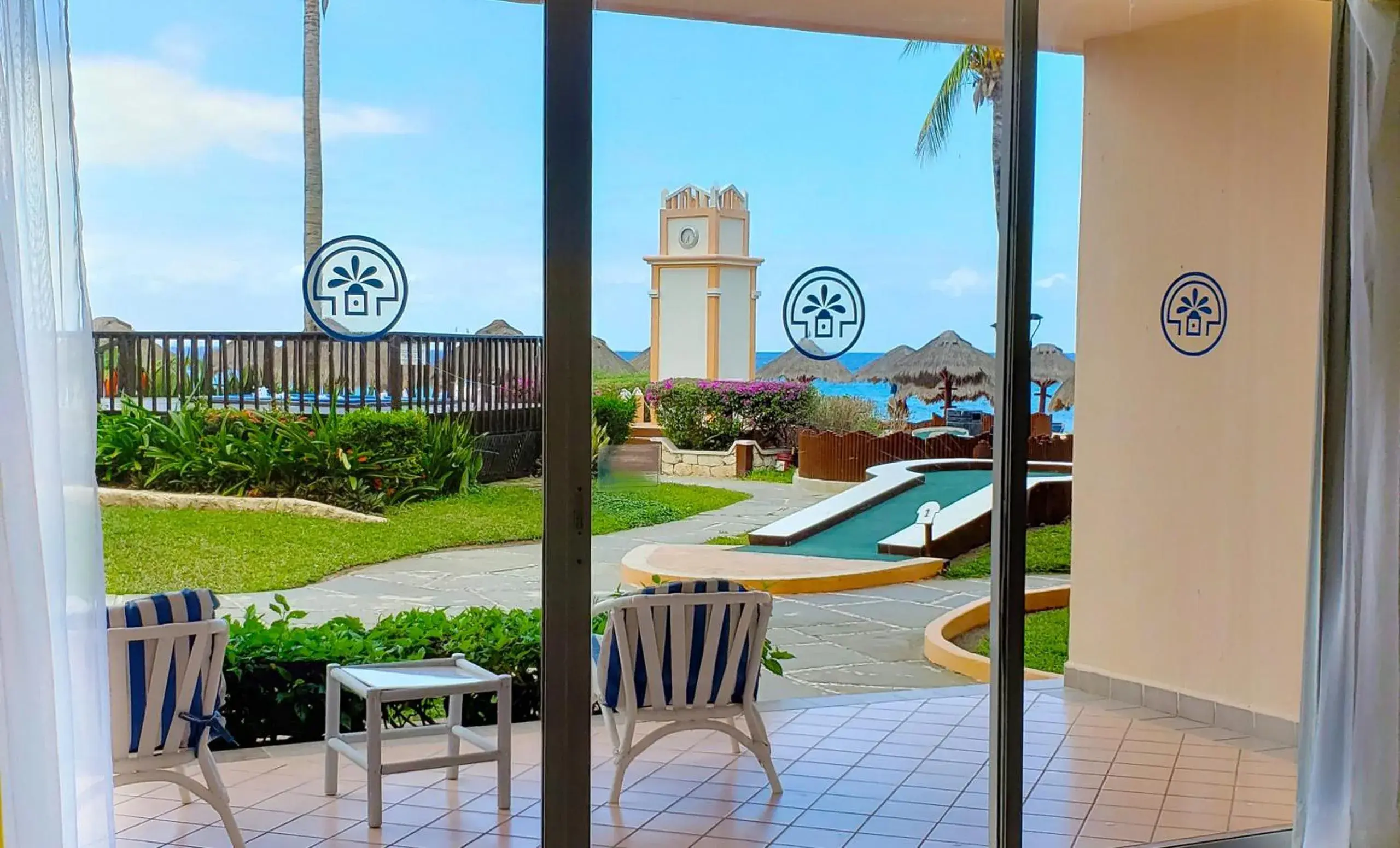 Garden view in El Cozumeleño Beach Resort - All Inclusive Garden view in El Cozumeleño Beach Resort - All Inclusive