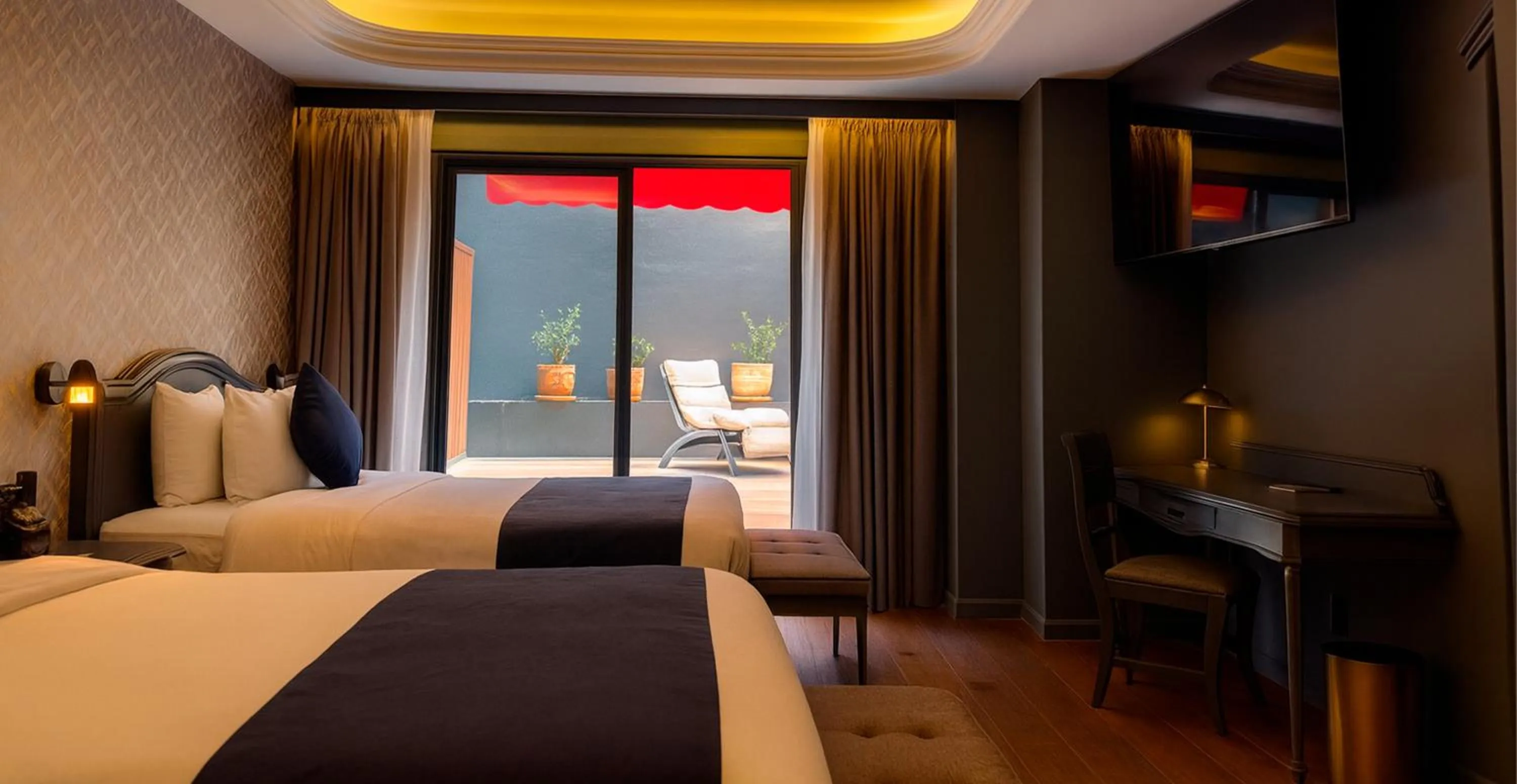 Bed in Hive Nápoles by G Hotels