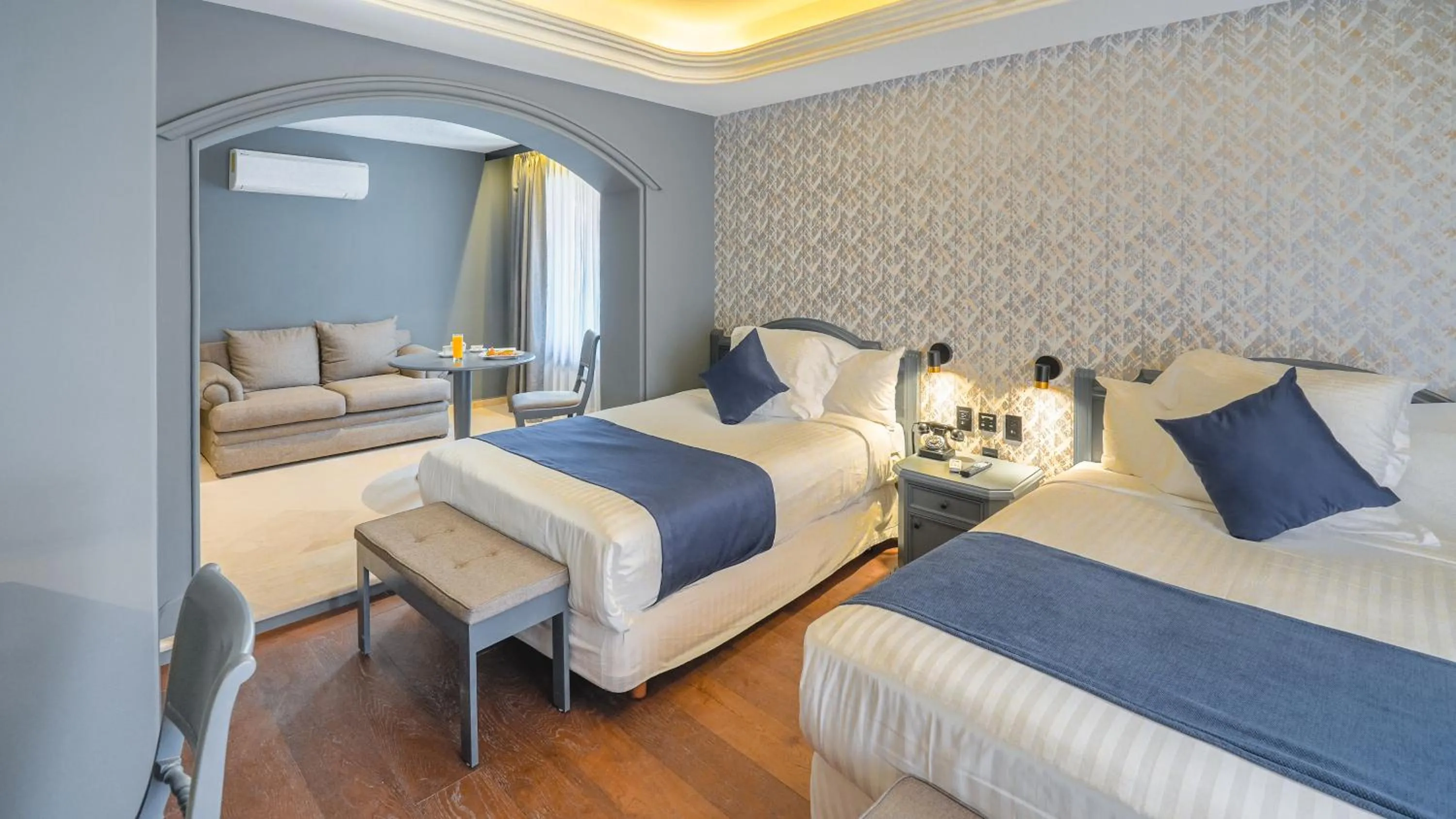 Bed in Hive Nápoles by G Hotels