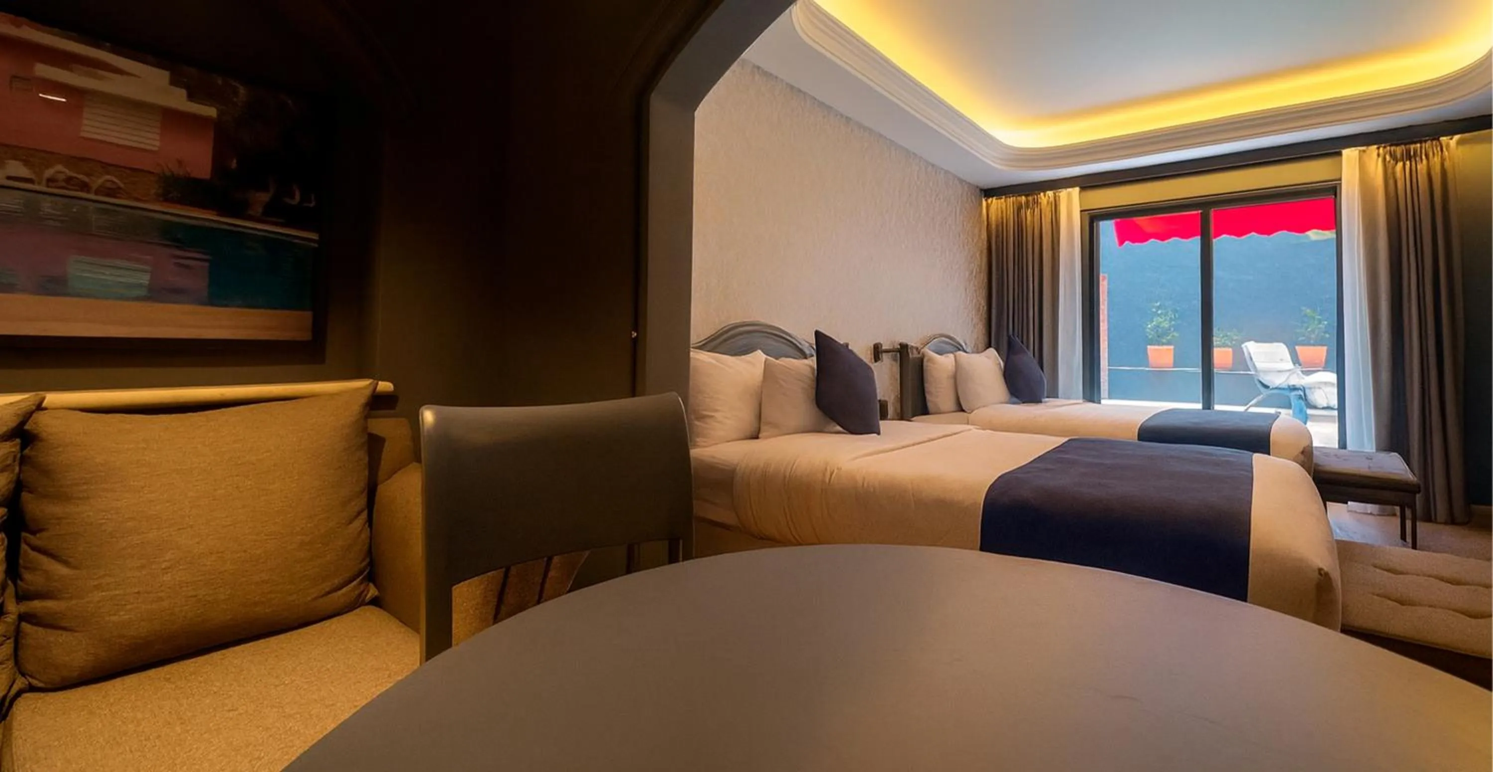 Photo of the whole room, Bed in Hive Nápoles by G Hotels