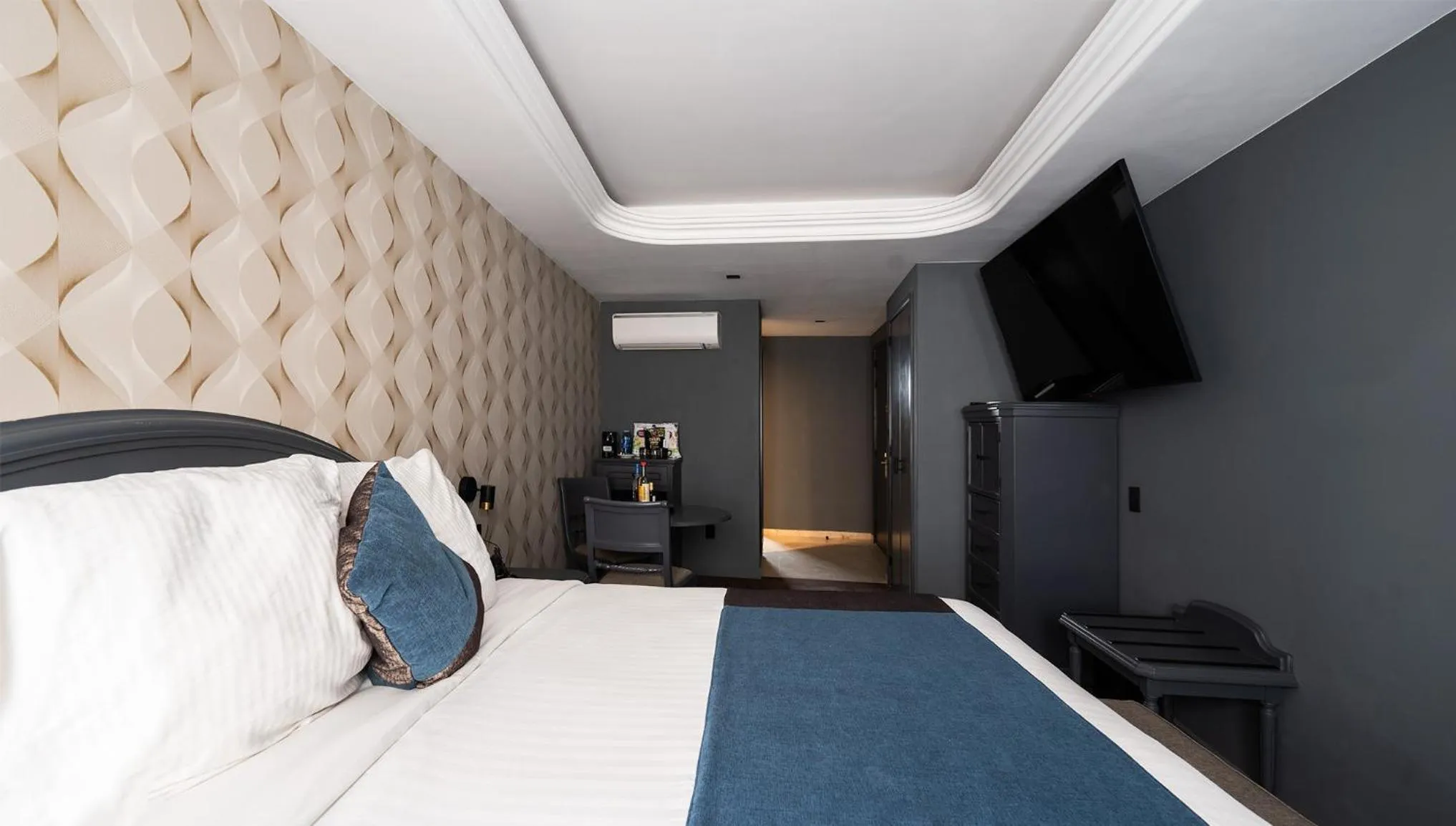 Bed in Hive Nápoles by G Hotels