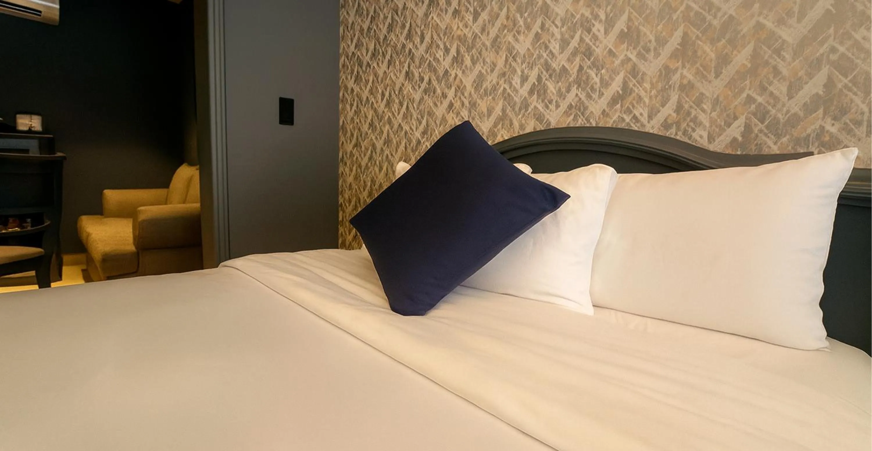 Bed in Hive Nápoles by G Hotels