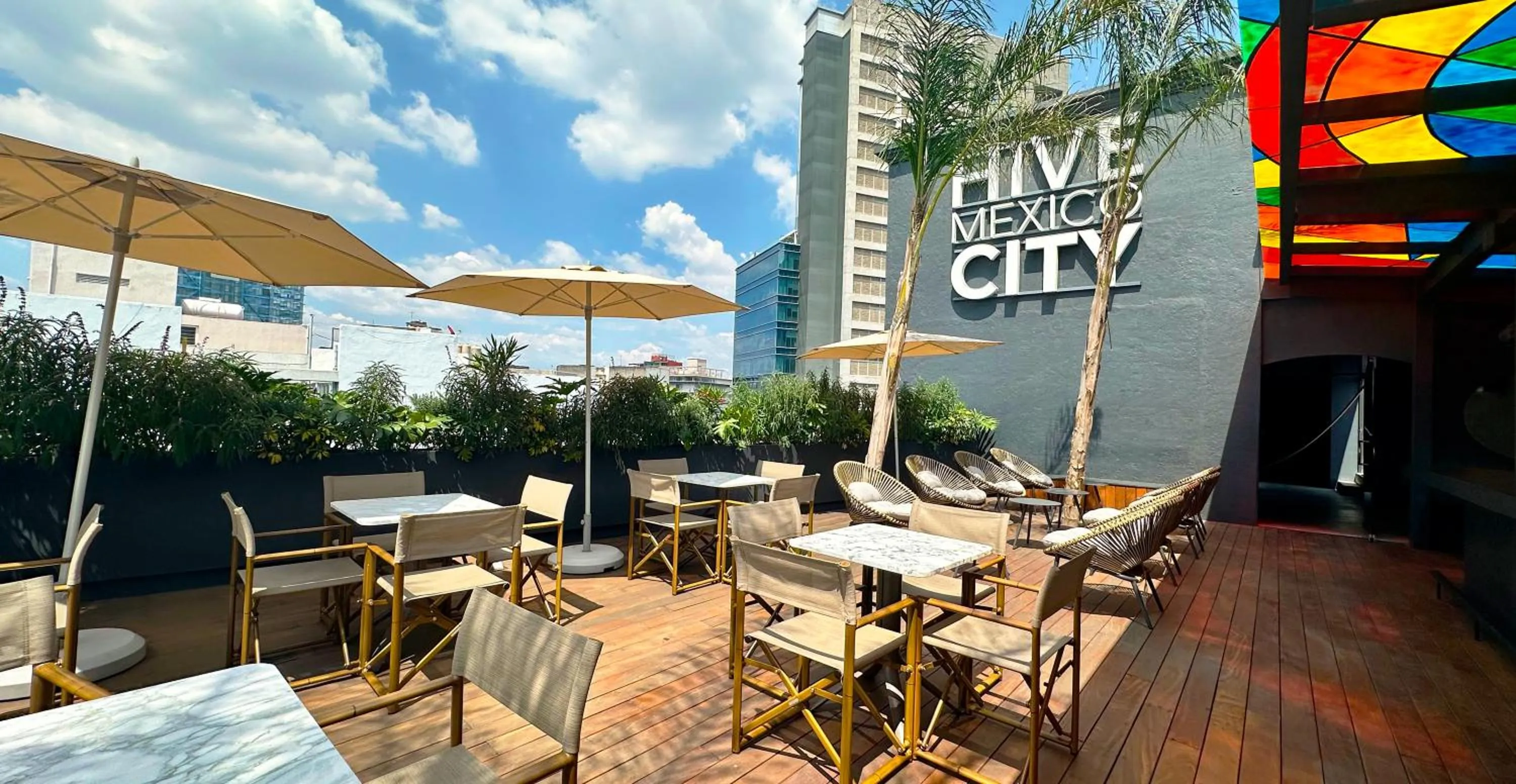 Balcony/Terrace in Hive Nápoles by G Hotels