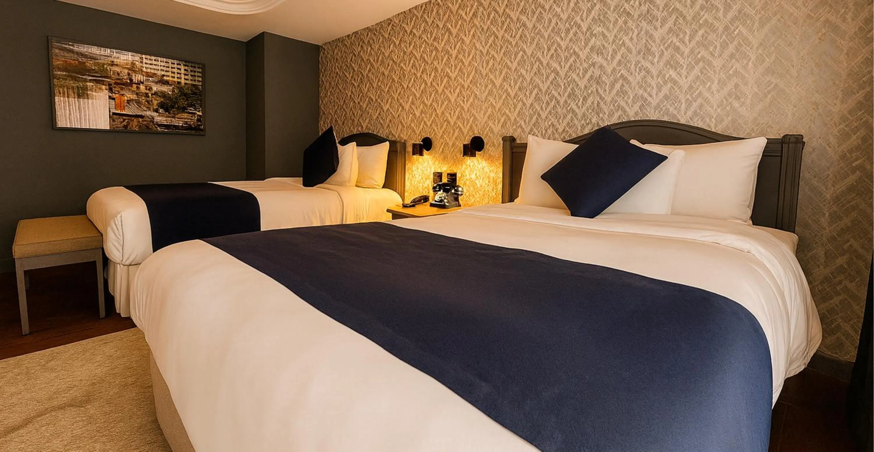 Bed in Hive Nápoles by G Hotels