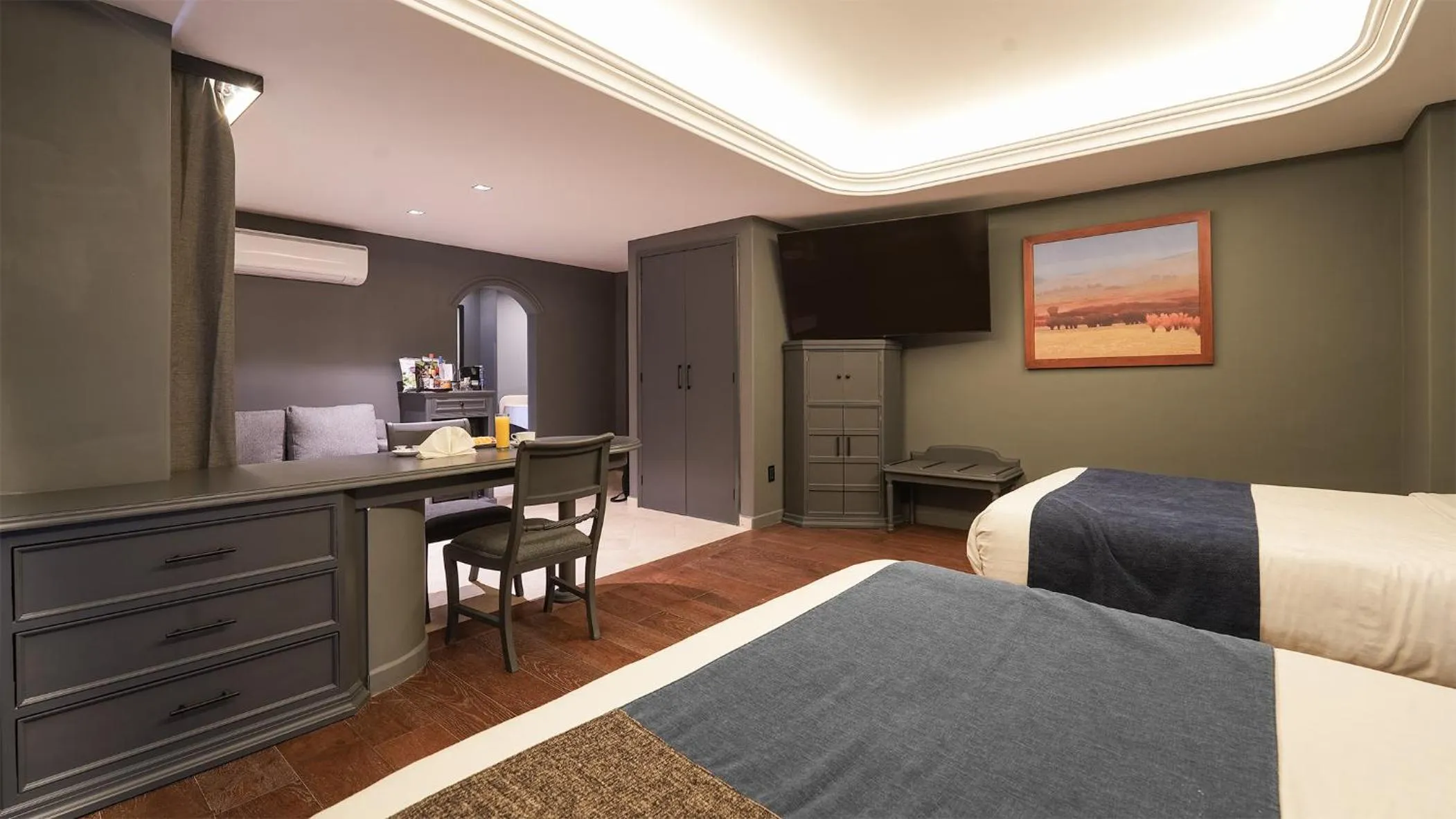 Bed in Hive Nápoles by G Hotels