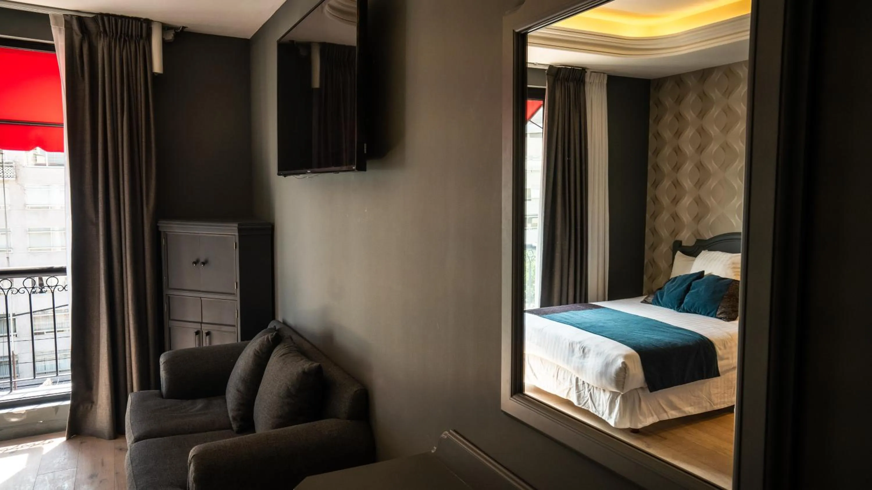 Bed in Hive Nápoles by G Hotels