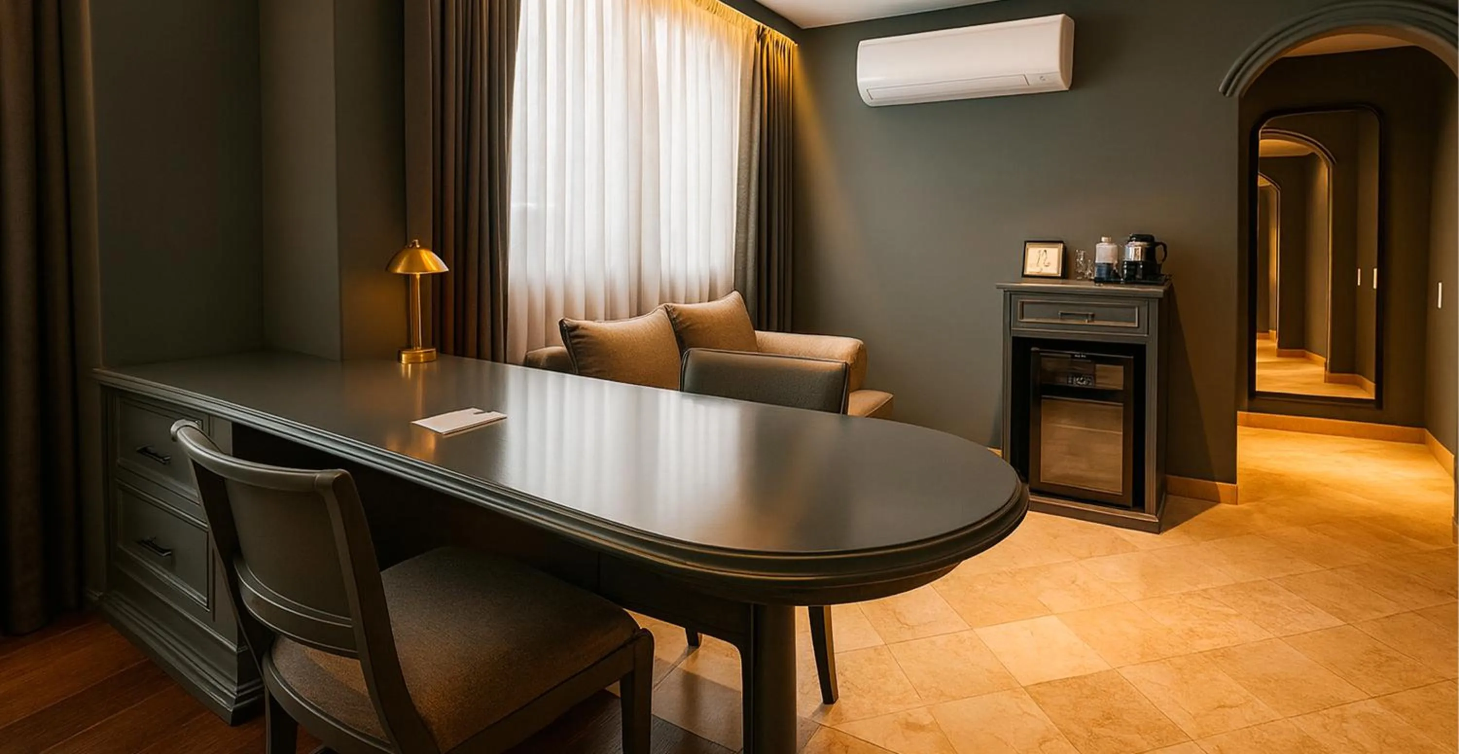 Seating area in Hive Nápoles by G Hotels