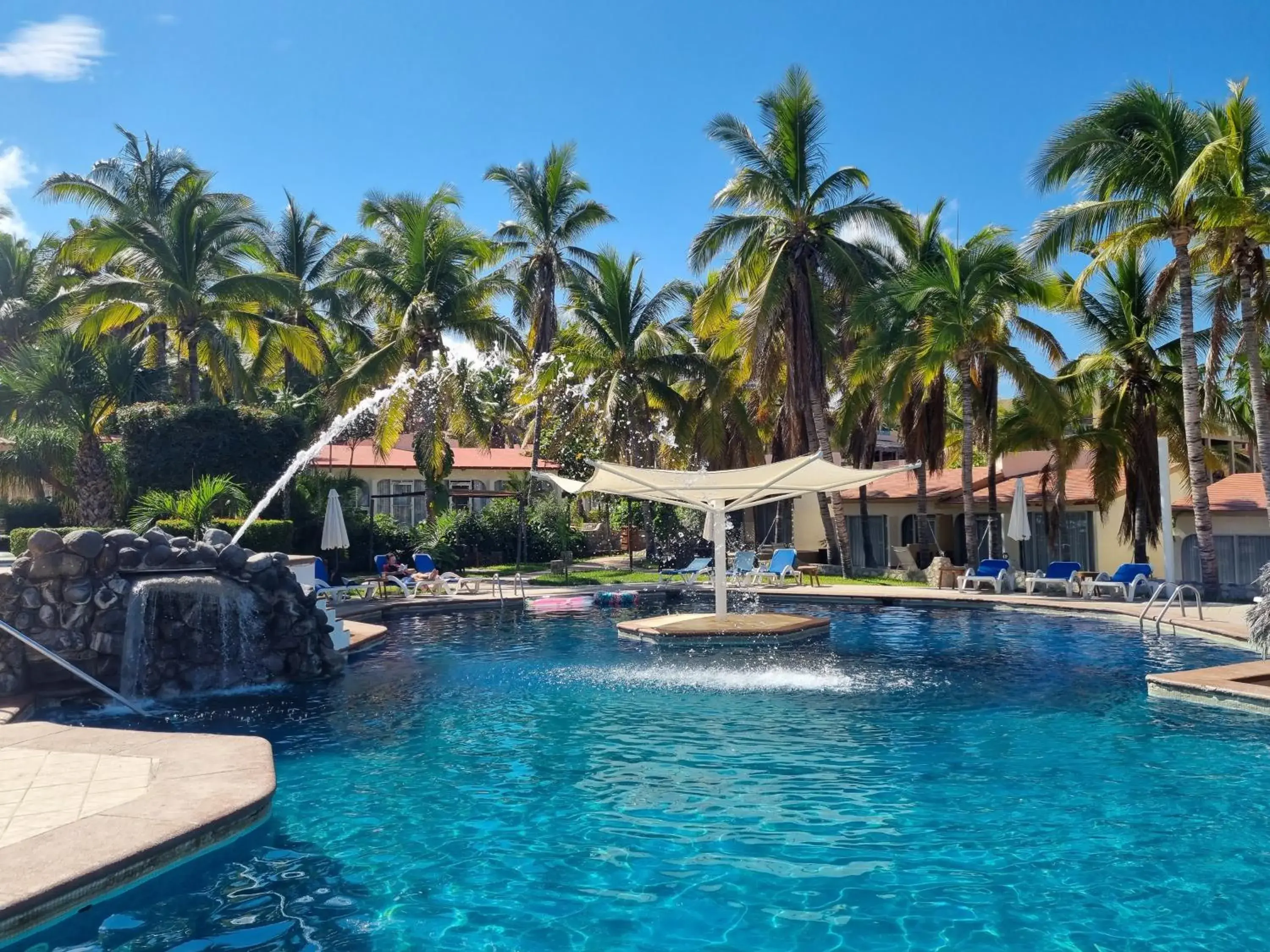 Pool view in Buena Vista Oceanfront & Hot Springs Resort Pool view in Buena Vista Oceanfront & Hot Springs Resort
