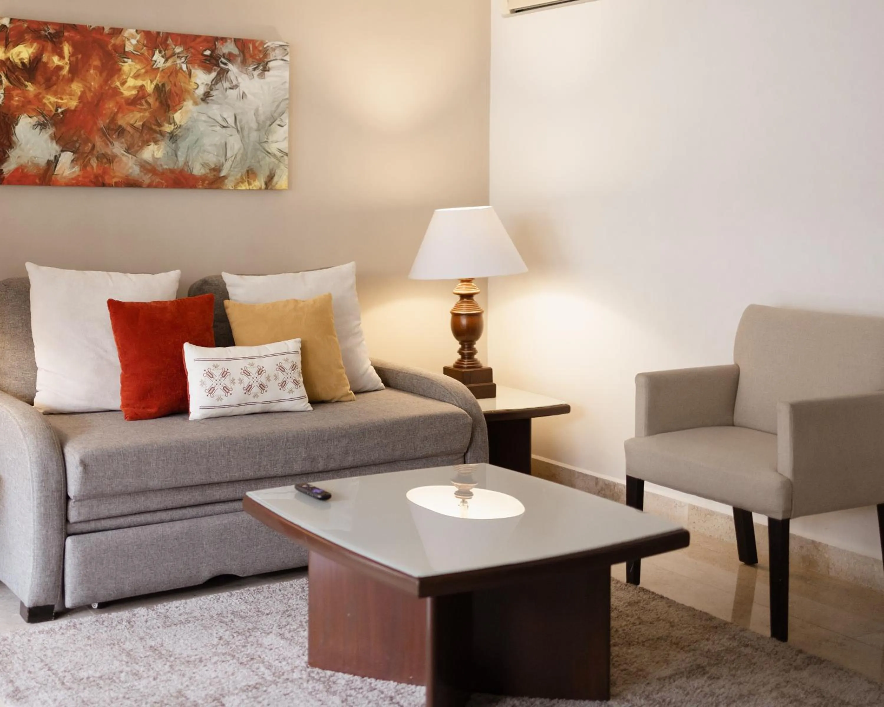 Seating area in Hotel Guadalajara Plaza Ejecutivo