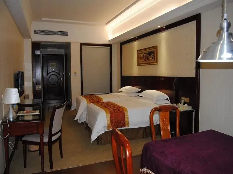 Bed in Vienna Hotel Shanwei Lufeng Jieshi Bus Station Bed in Vienna Hotel Shanwei Lufeng Jieshi Bus Station