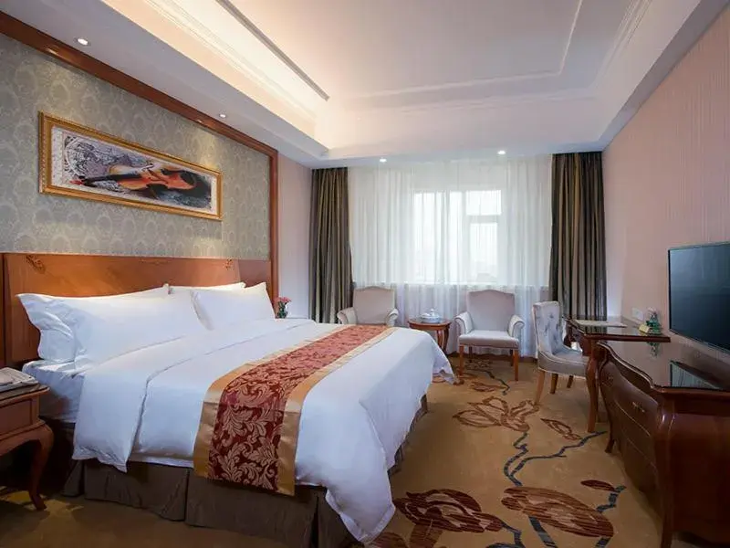 Bed in Vienna Hotel Chaoyang High-Speed Train Station Bed in Vienna Hotel Chaoyang High-Speed Train Station