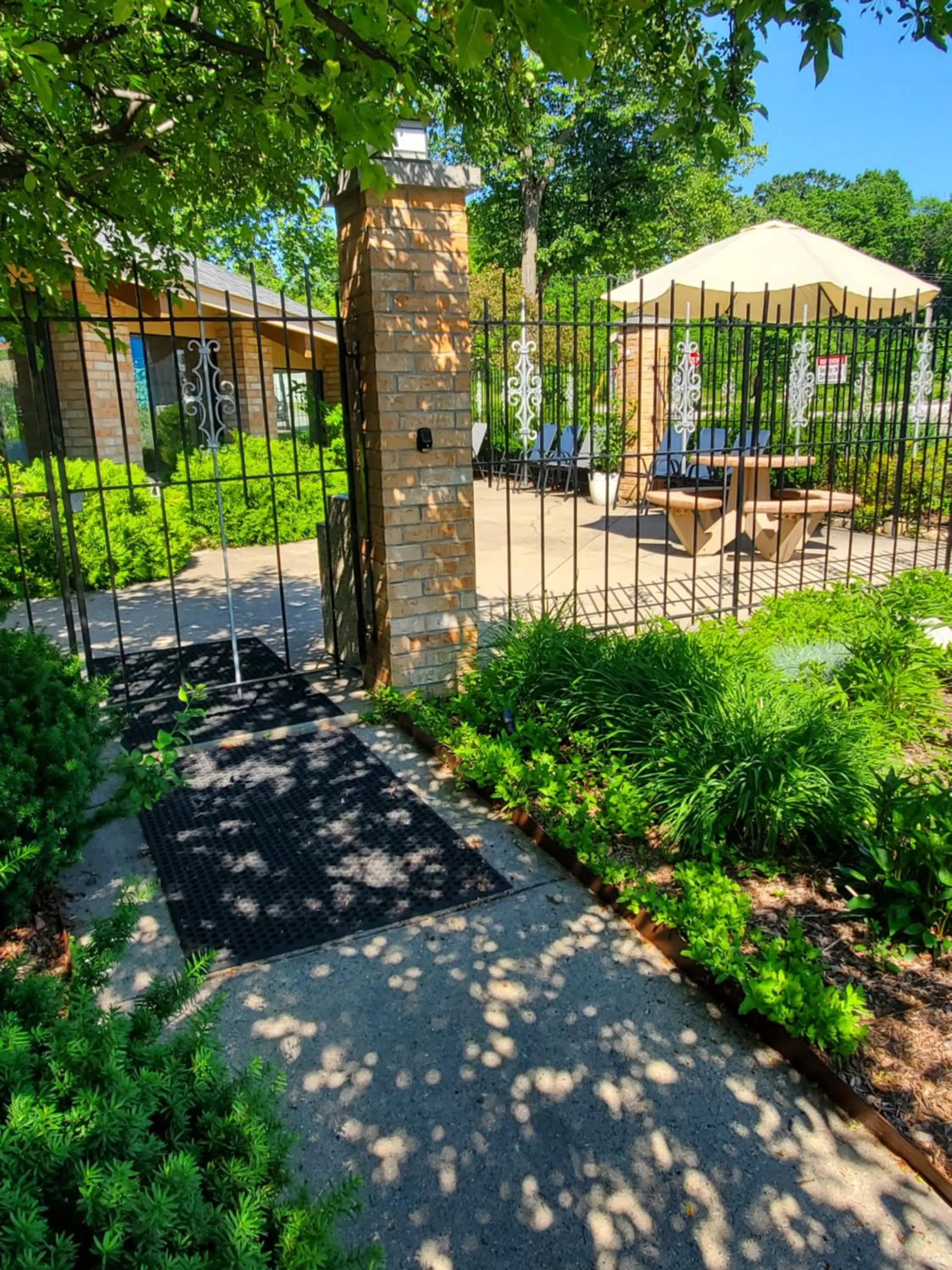Patio in AmericInn and Suites by Wyndham Delafield-Waukesha-Milwaukee