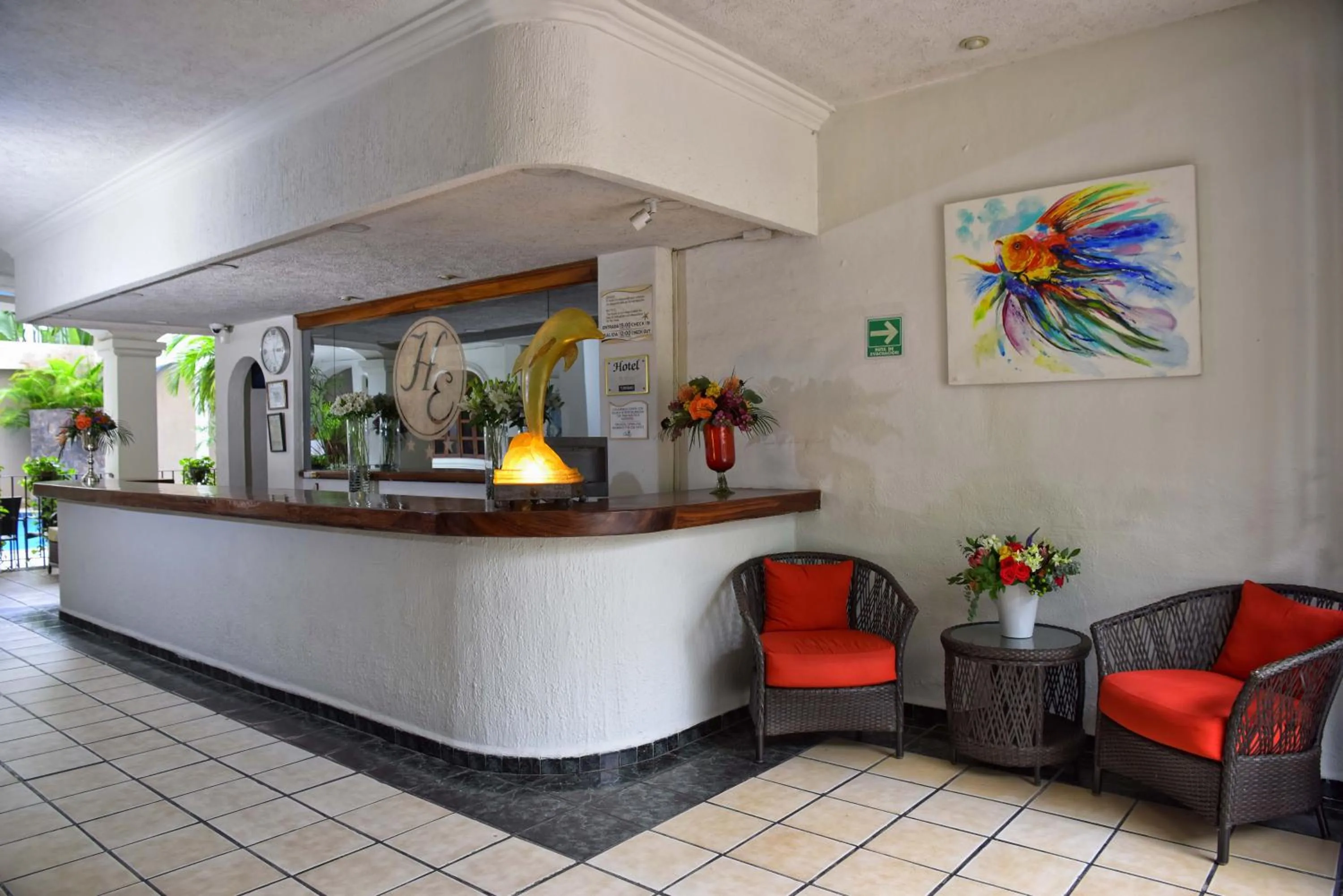 Lobby or reception in Hotel Eloisa
