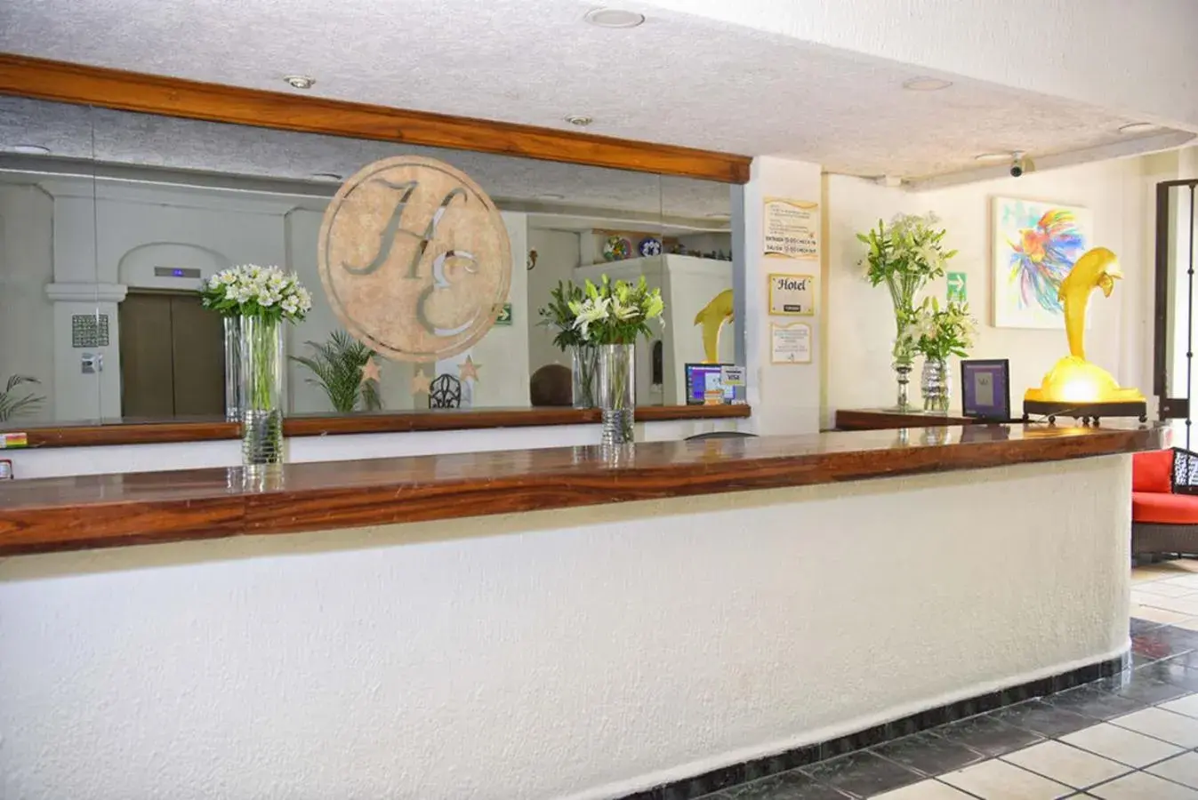 Lobby or reception in Hotel Eloisa Lobby or reception in Hotel Eloisa