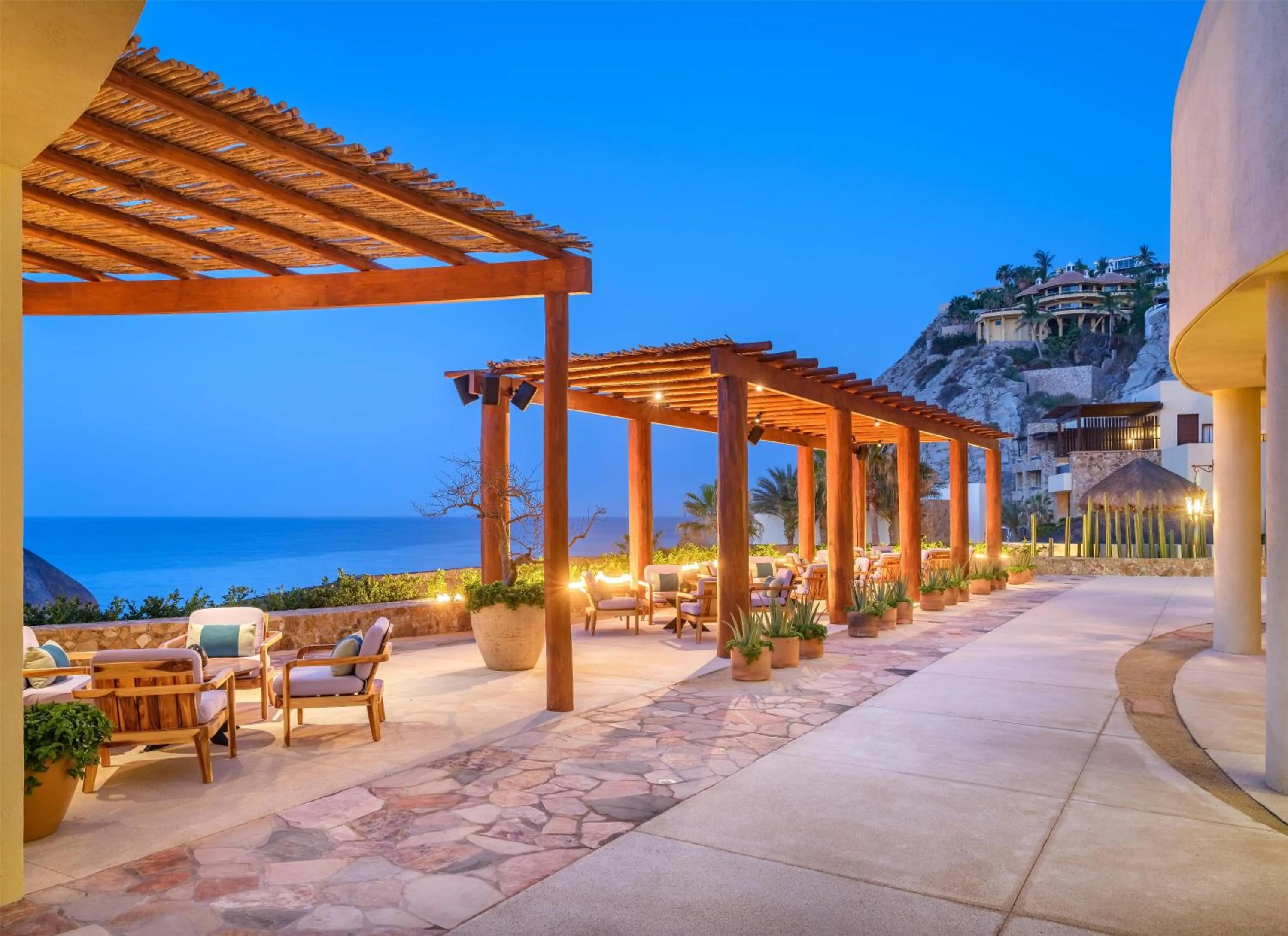 Patio in Waldorf Astoria Los Cabos Pedregal