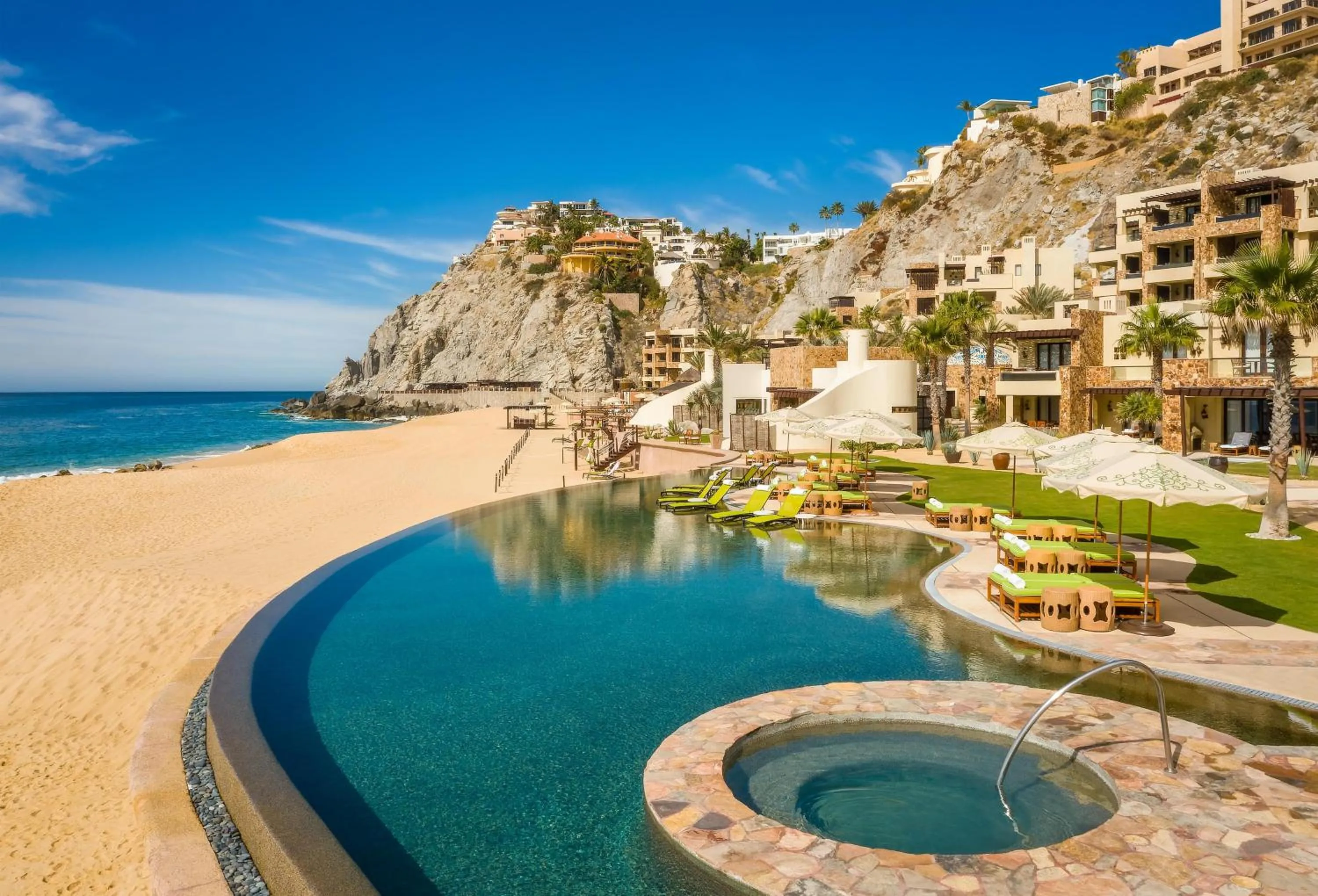 Pool view in Waldorf Astoria Los Cabos Pedregal