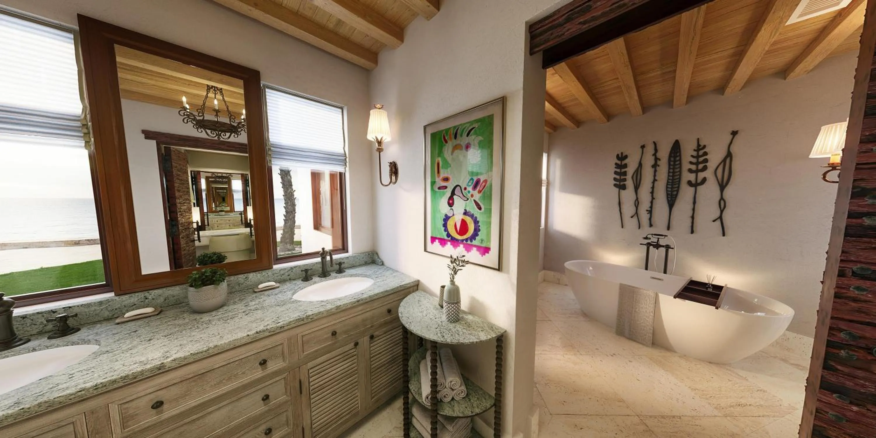 Bathroom in Waldorf Astoria Los Cabos Pedregal