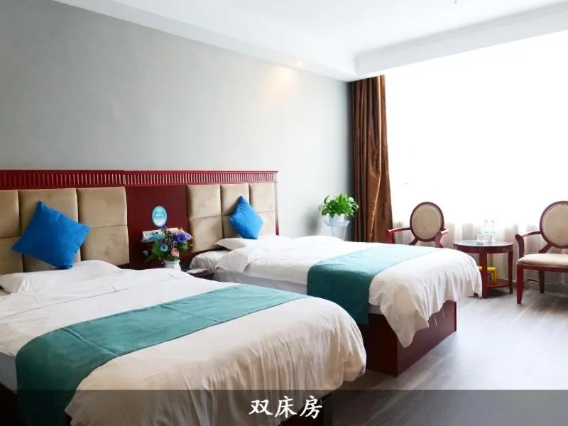 Bed in GreenTree Inn PingLiang JingNing Bus Station Business Hotel
