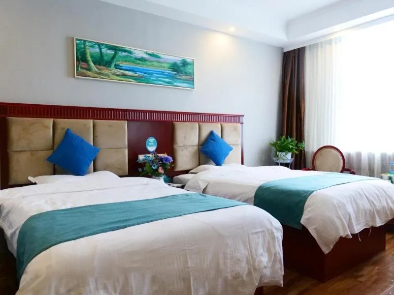 Bed in GreenTree Inn PingLiang JingNing Bus Station Business Hotel