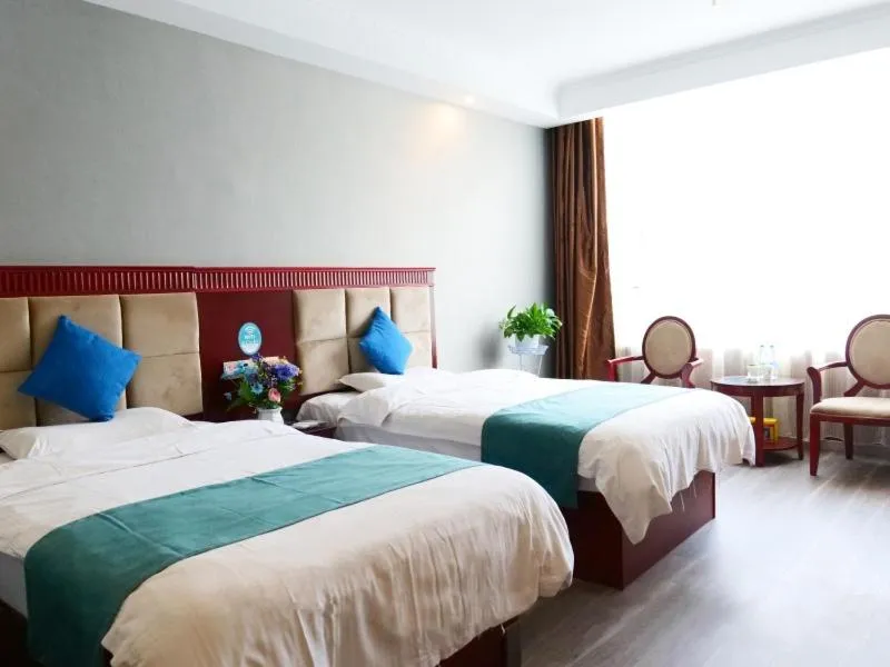 Bed in GreenTree Inn PingLiang JingNing Bus Station Business Hotel