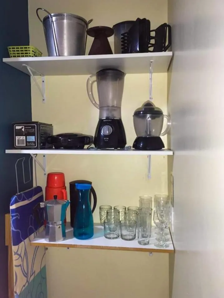 Coffee/tea facilities in Apartamento Em Andar Alto com Vista Mar Meireles