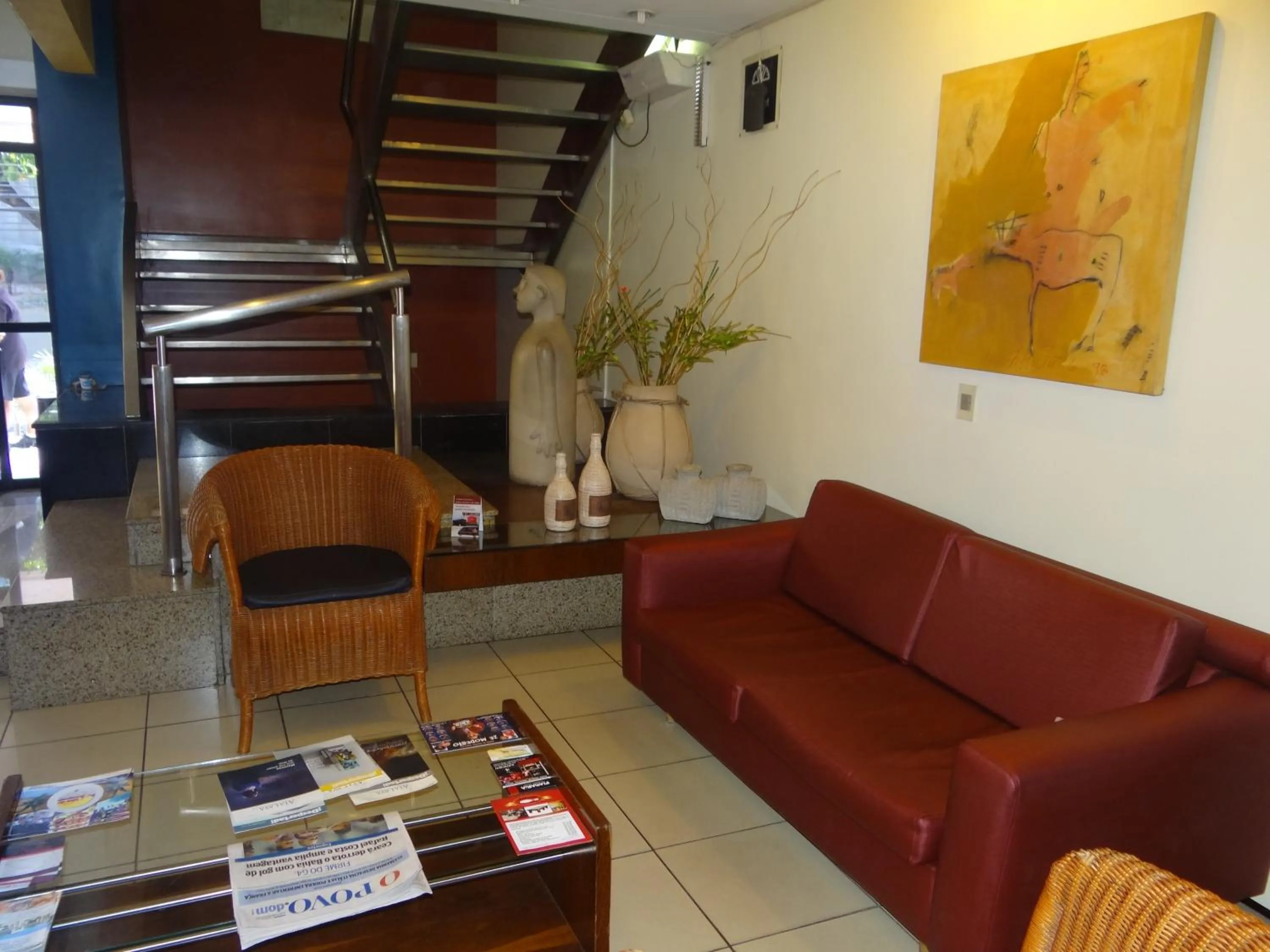 Lobby or reception in Apartamento Em Andar Alto com Vista Mar Meireles