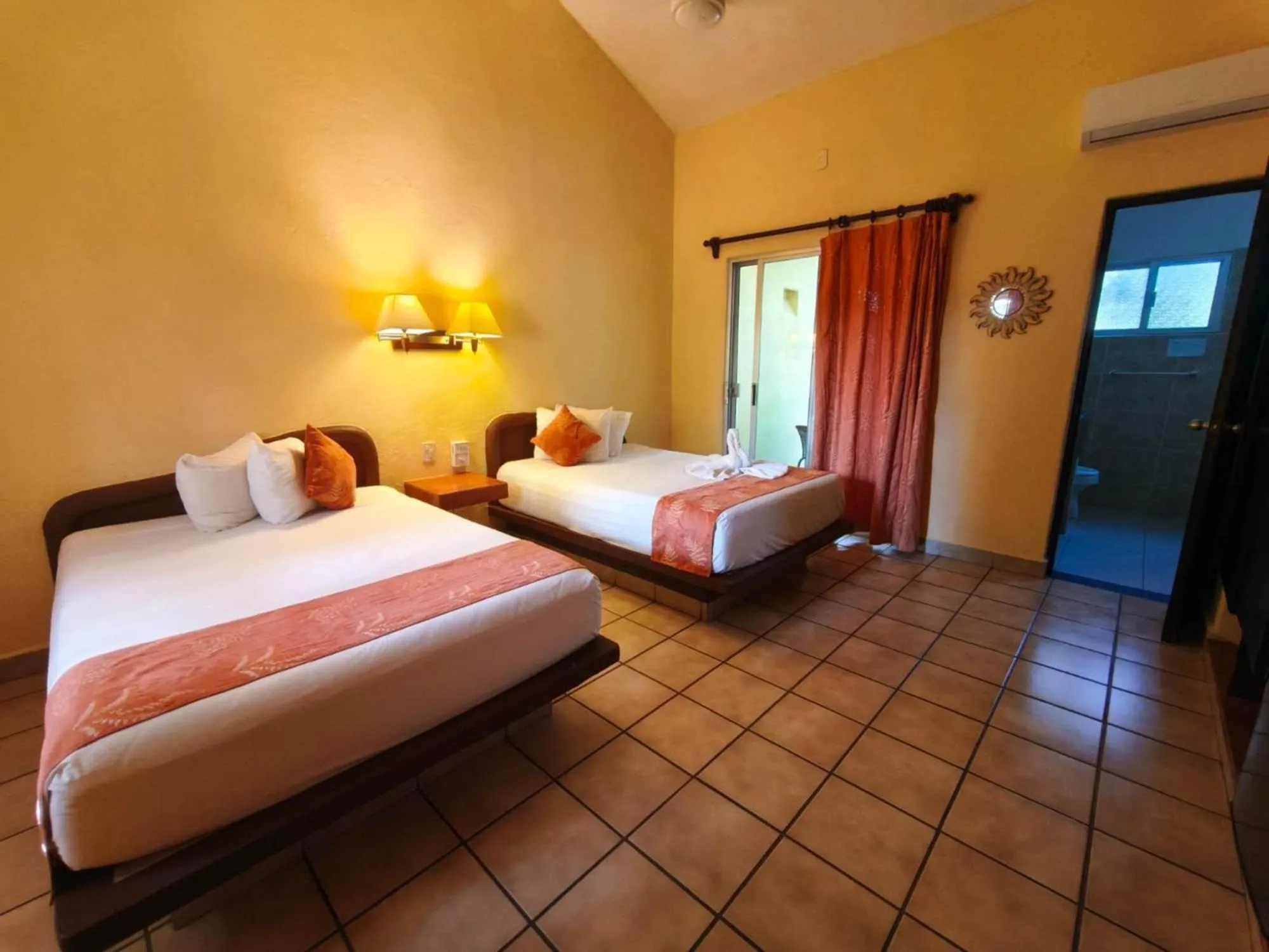 Bed in Hotel LunaSol