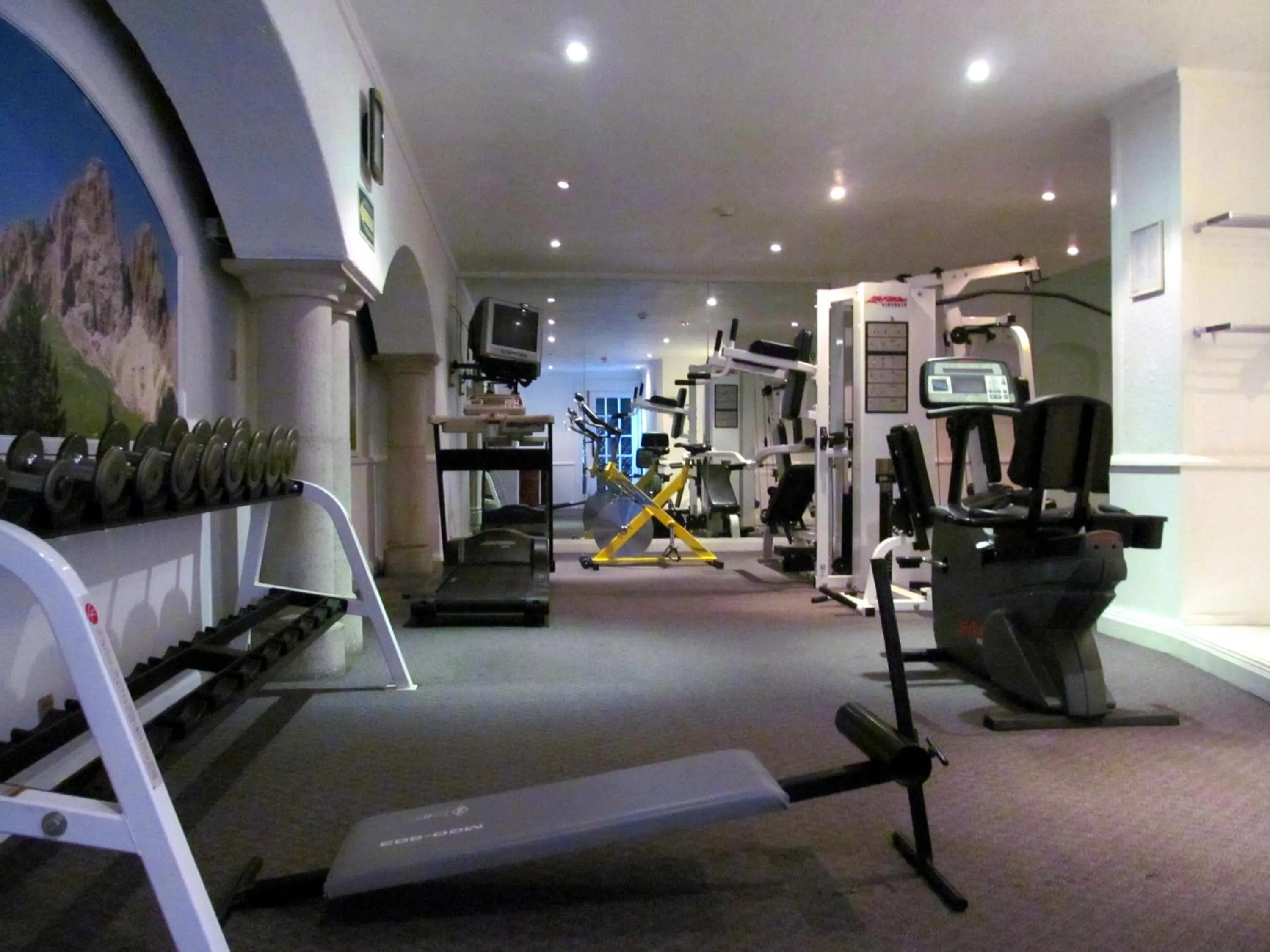 Fitness centre/facilities in Hotel PF