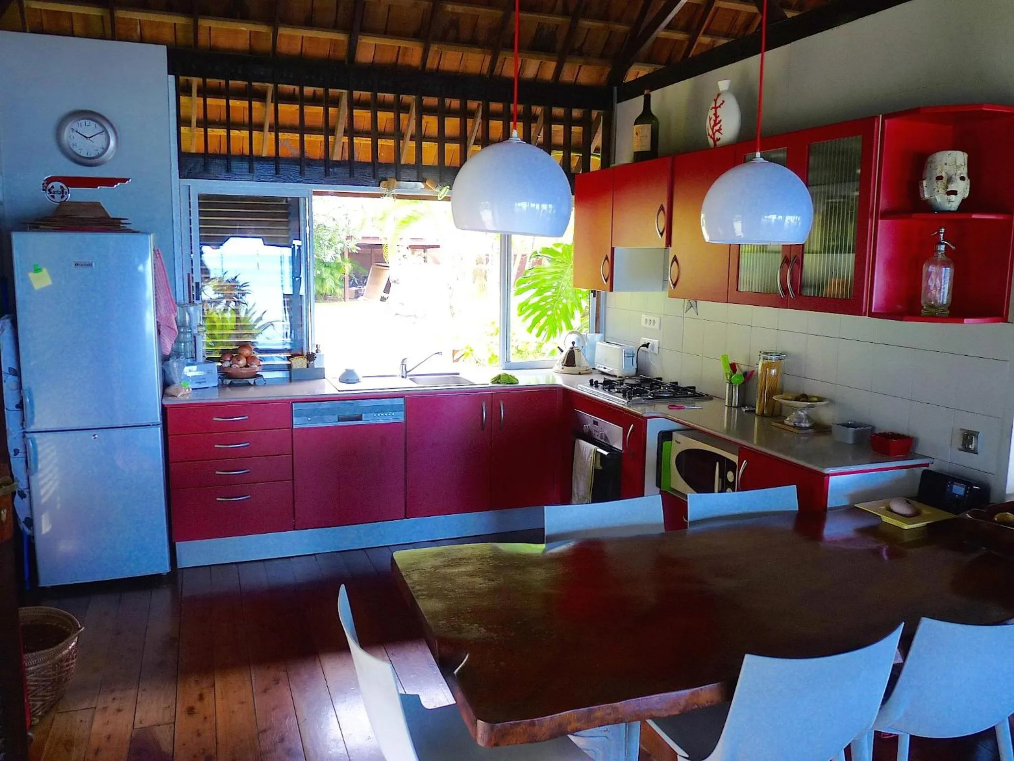 kitchen in Poerani Moorea