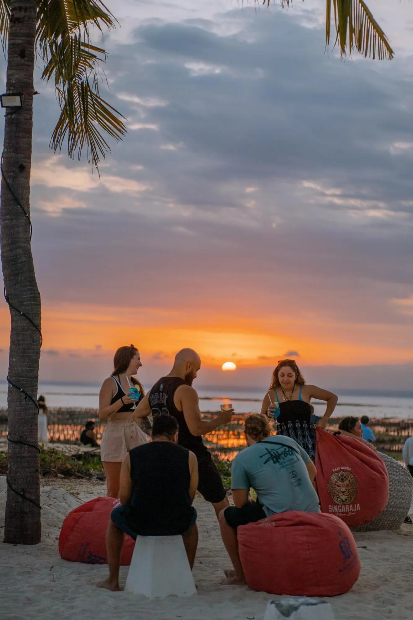 Sunset in Mahagiri Resort Nusa Lembongan