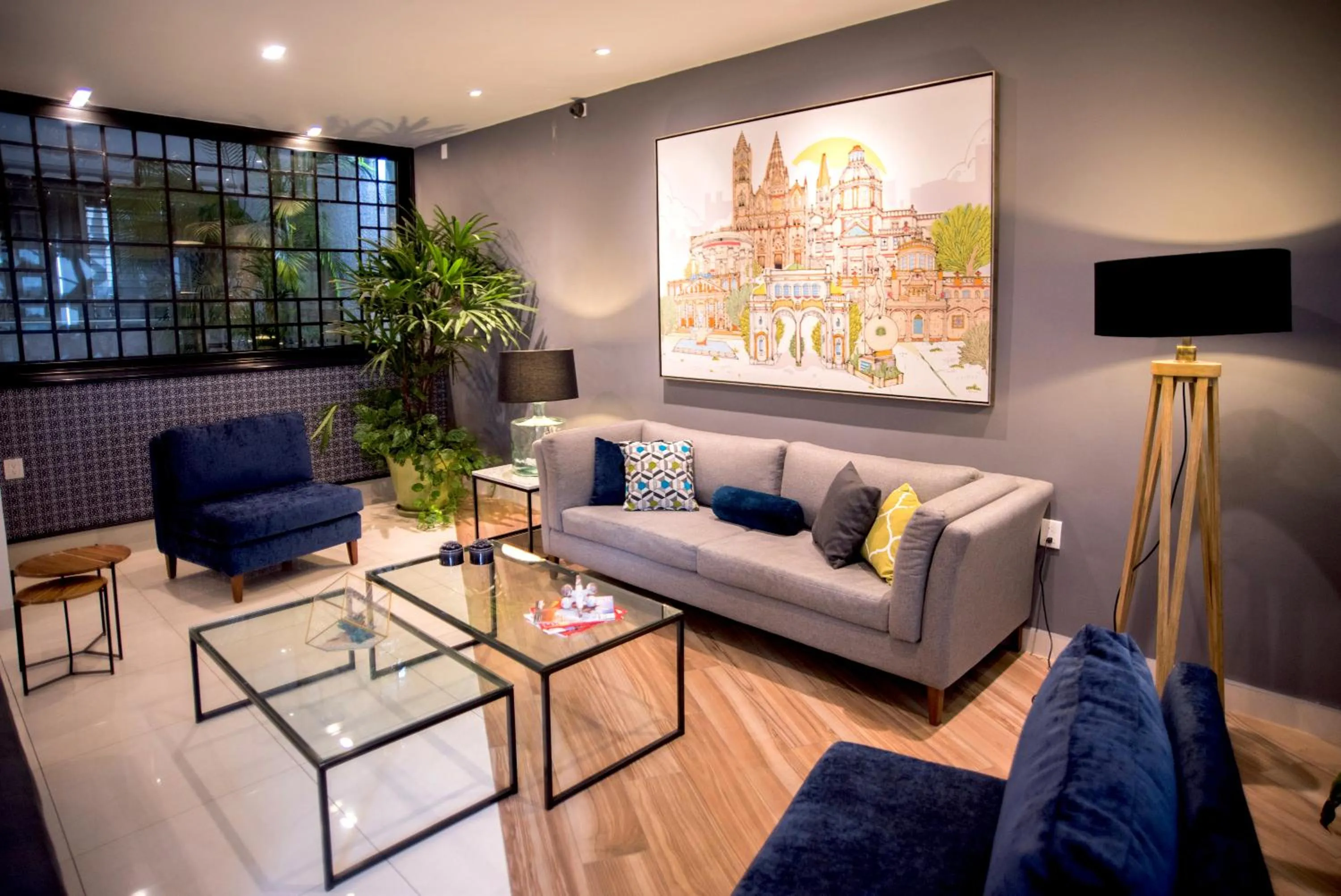 Living room in Hotel Arboledas Expo