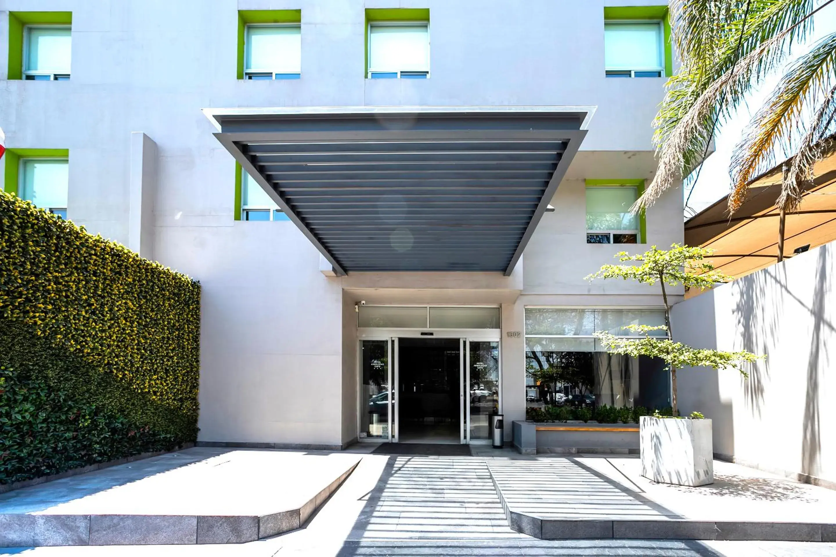 Facade/entrance in Hotel Arboledas Expo Facade/entrance in Hotel Arboledas Expo