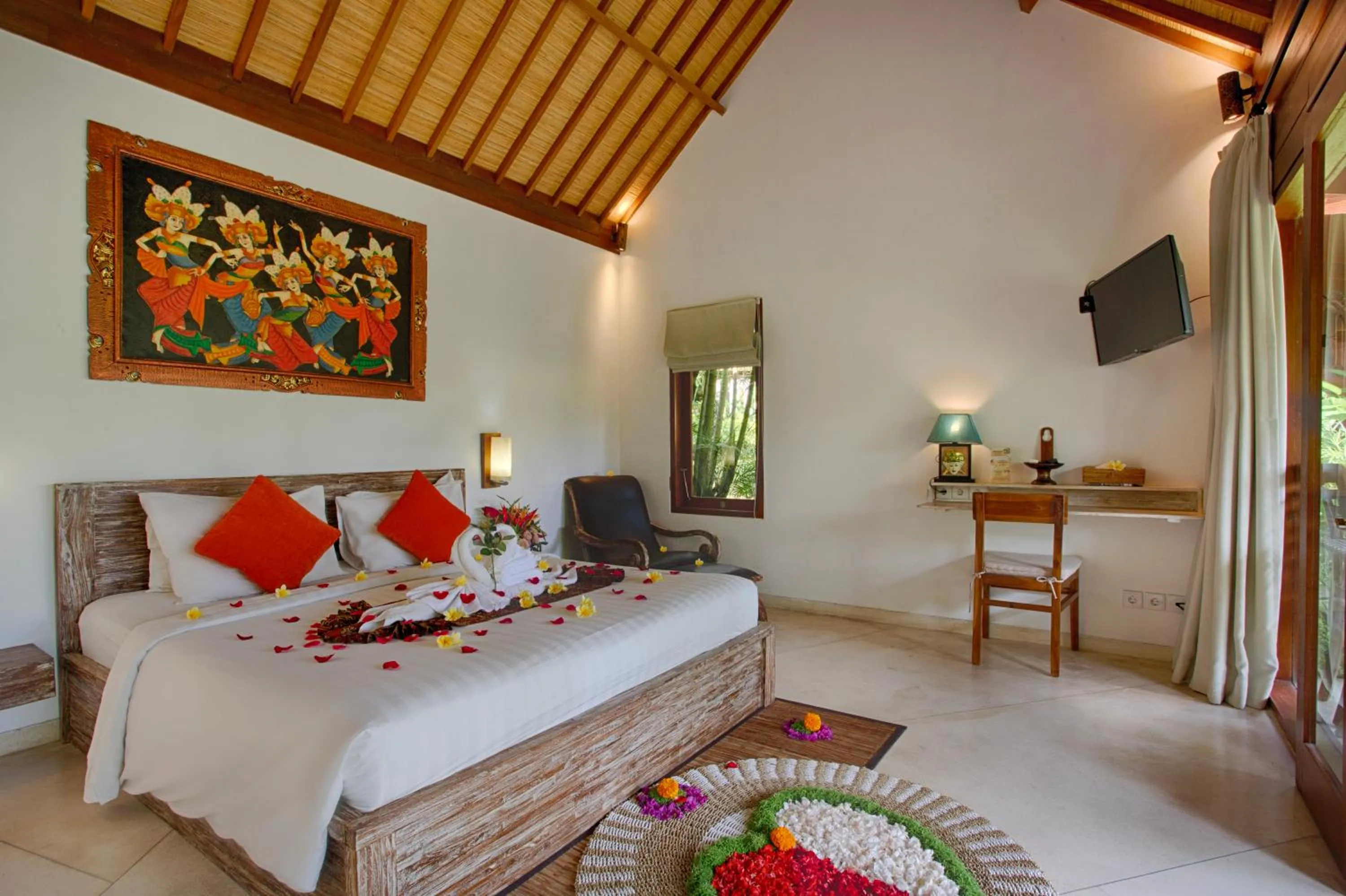 Bed in Villa Tegal Tis Ubud