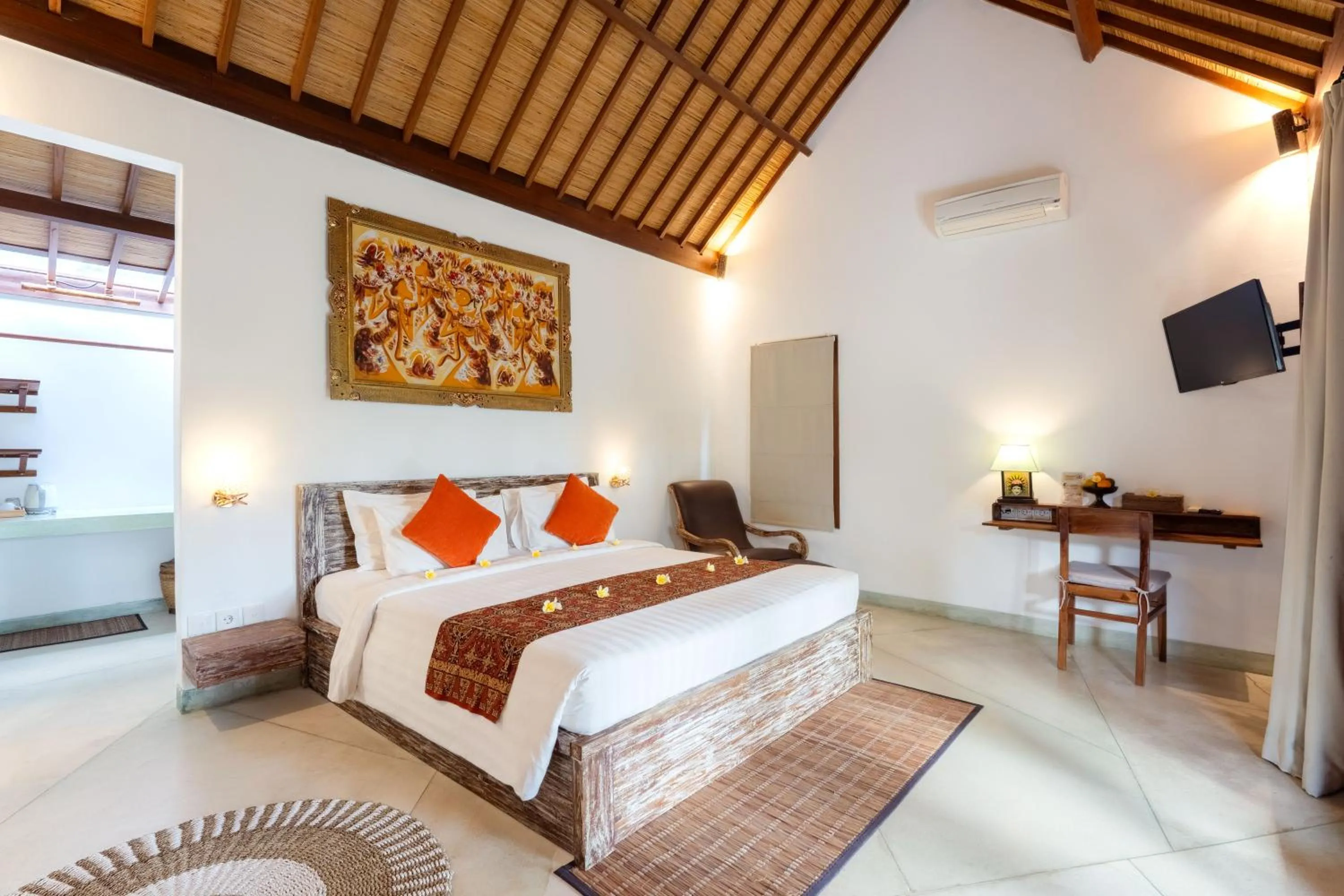Bed in Villa Tegal Tis Ubud