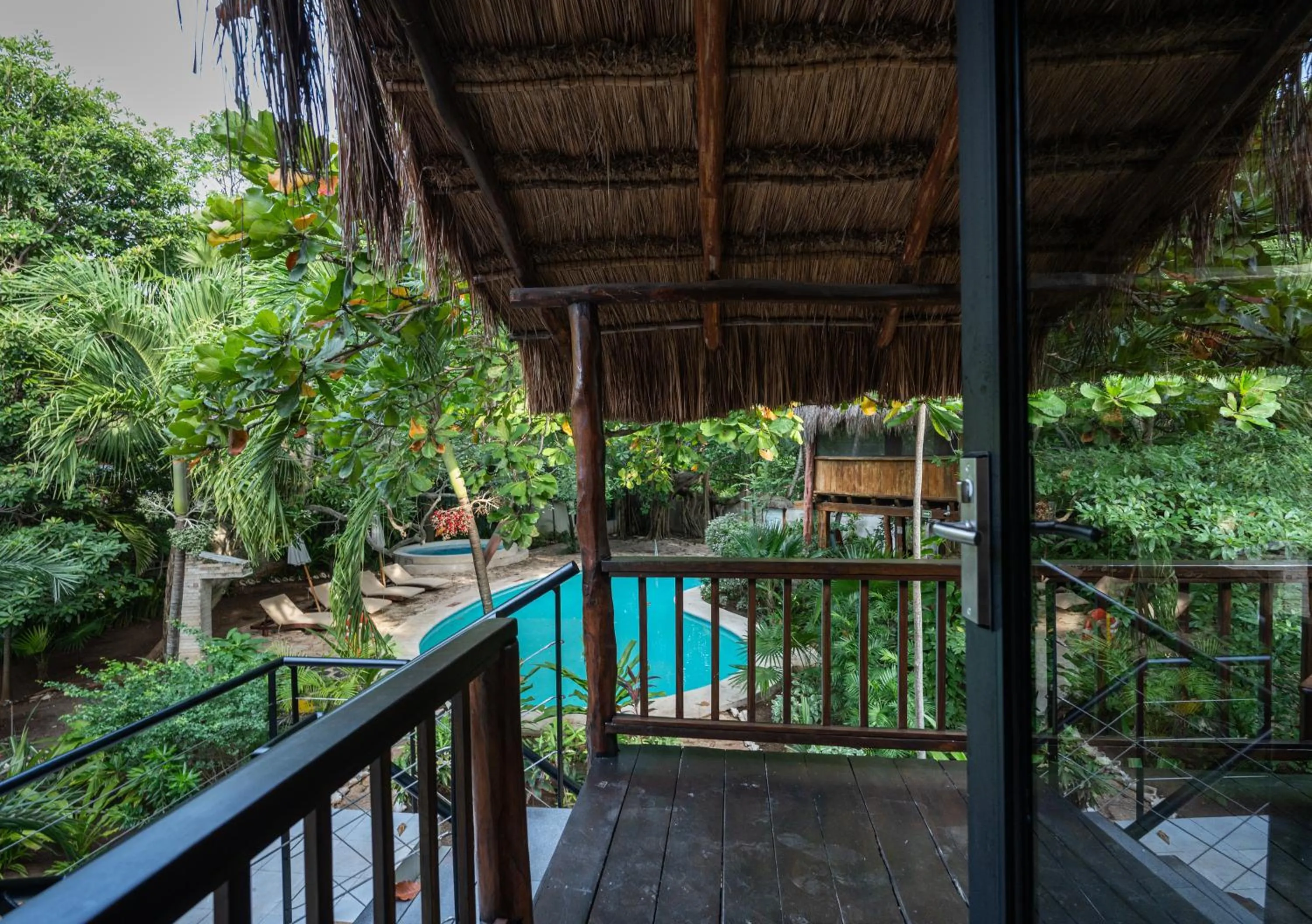 Garden view in Na Balam Hotel