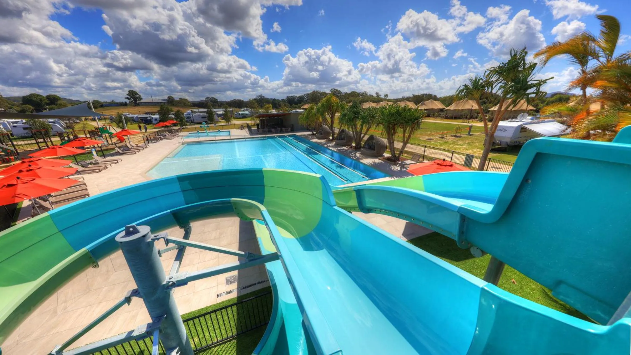 Aqua park in Ingenia Holidays Rivershore