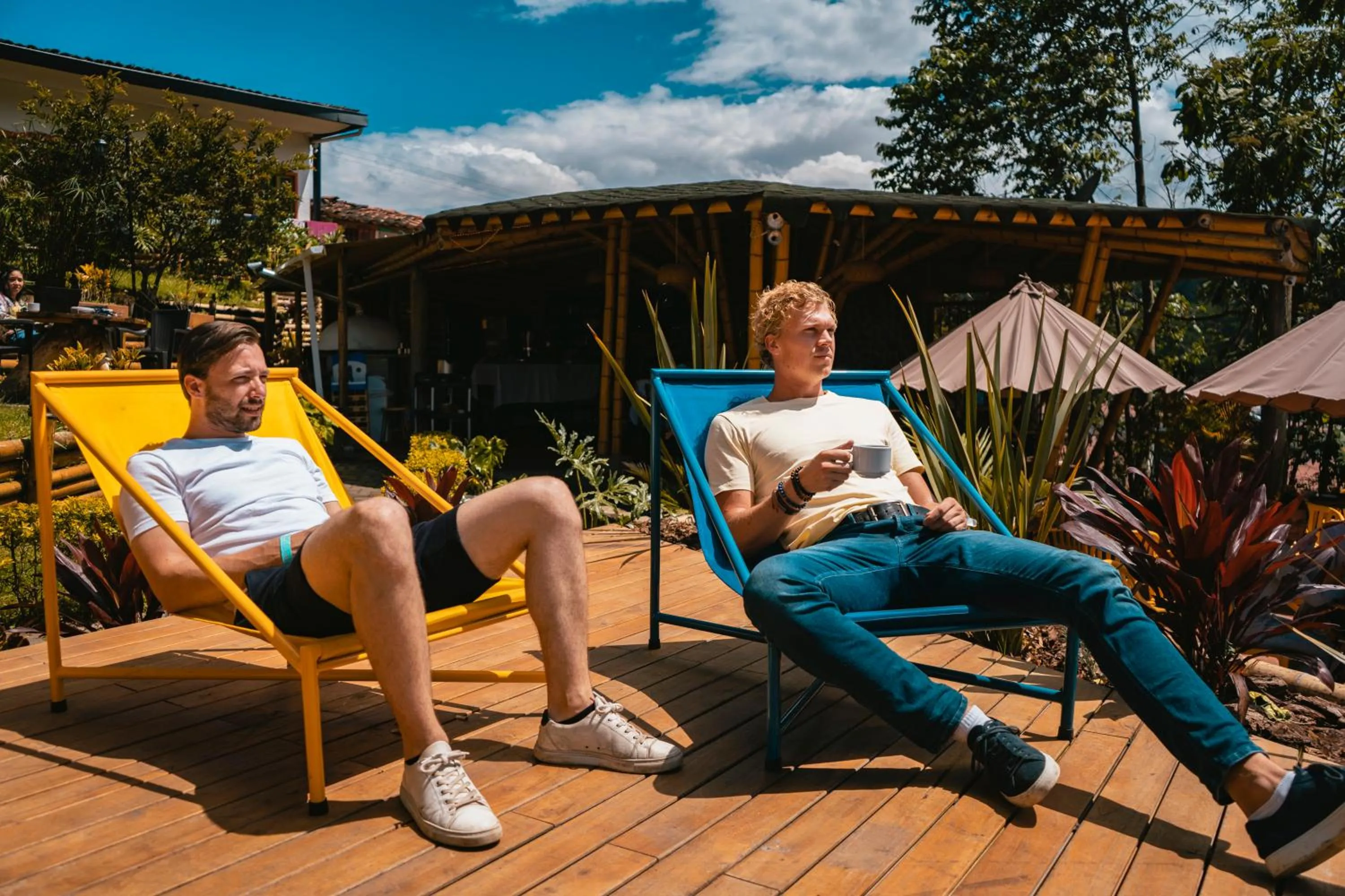 Patio in Viajero Salento Hostel