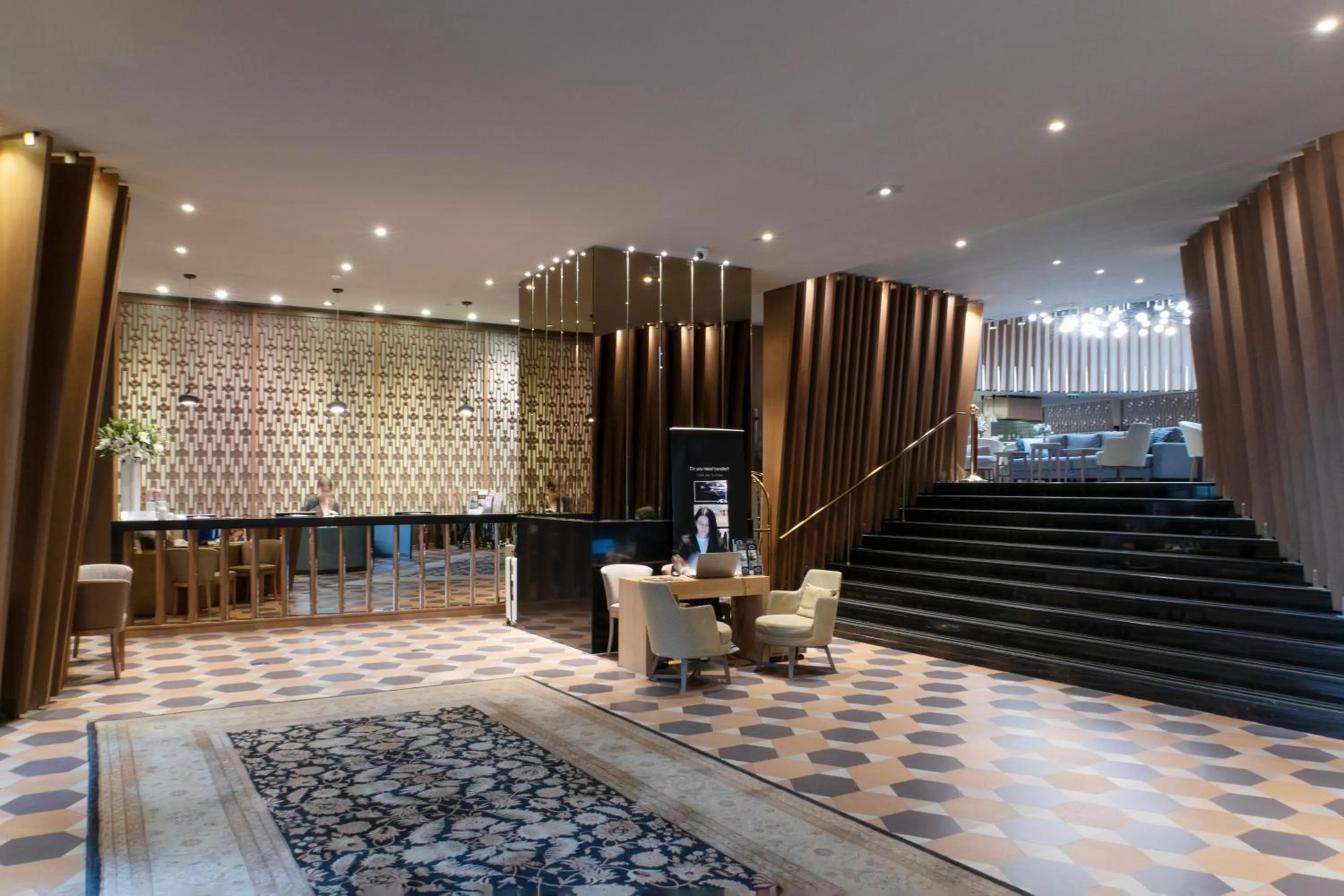 Lobby or reception in Zeus Wyndham Grand Athens