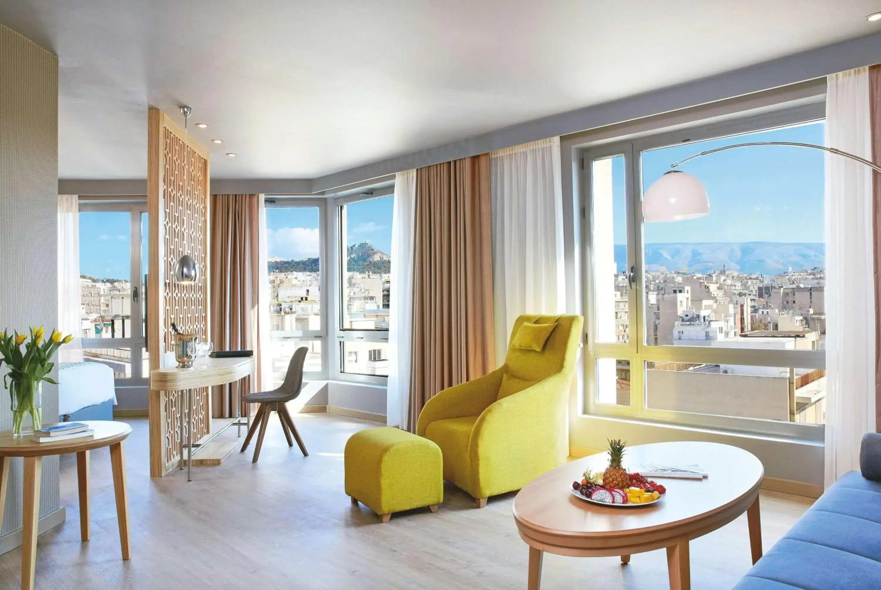 Bed in Zeus Wyndham Grand Athens Bed in Zeus Wyndham Grand Athens