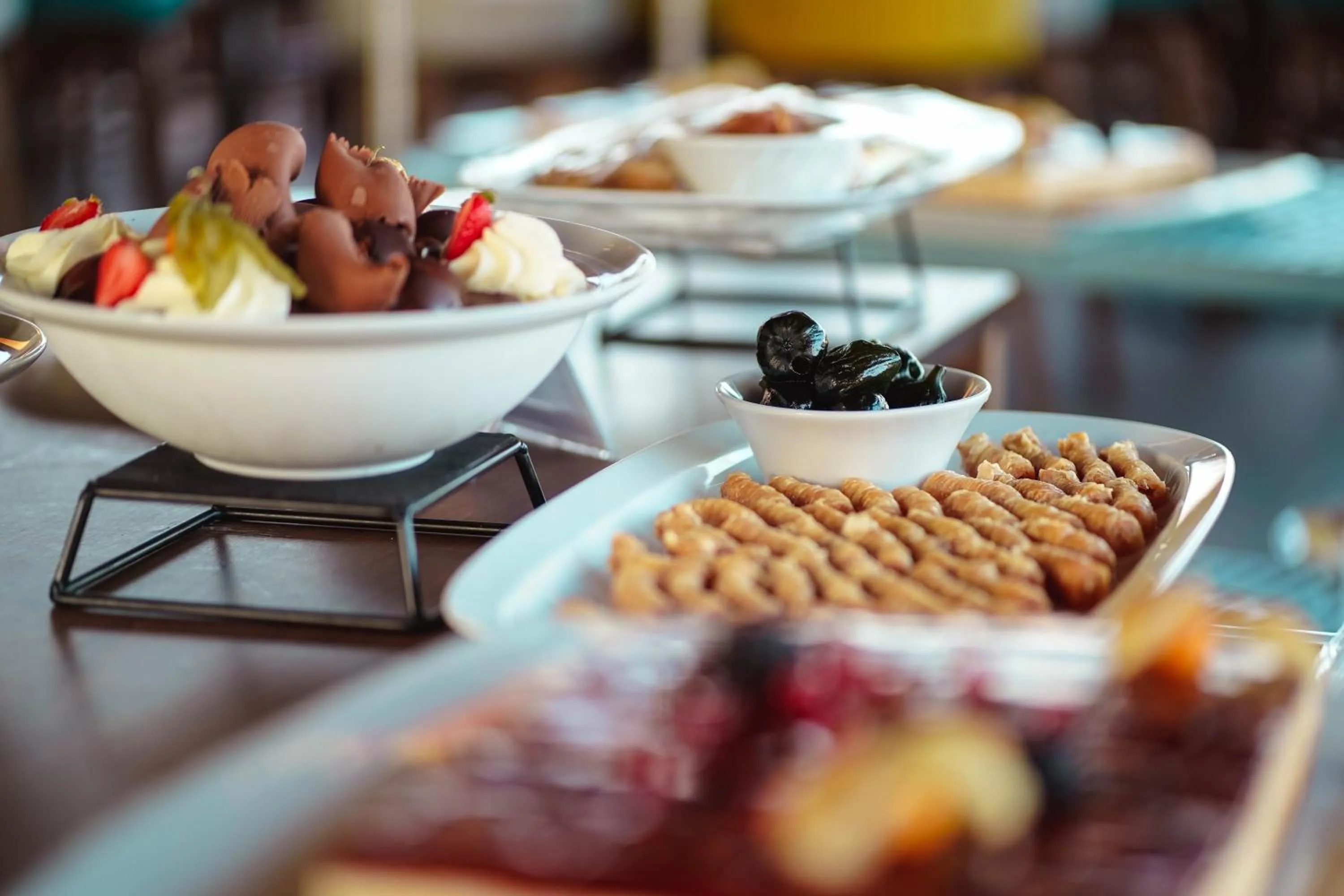 Food and drinks in Zeus Wyndham Grand Athens