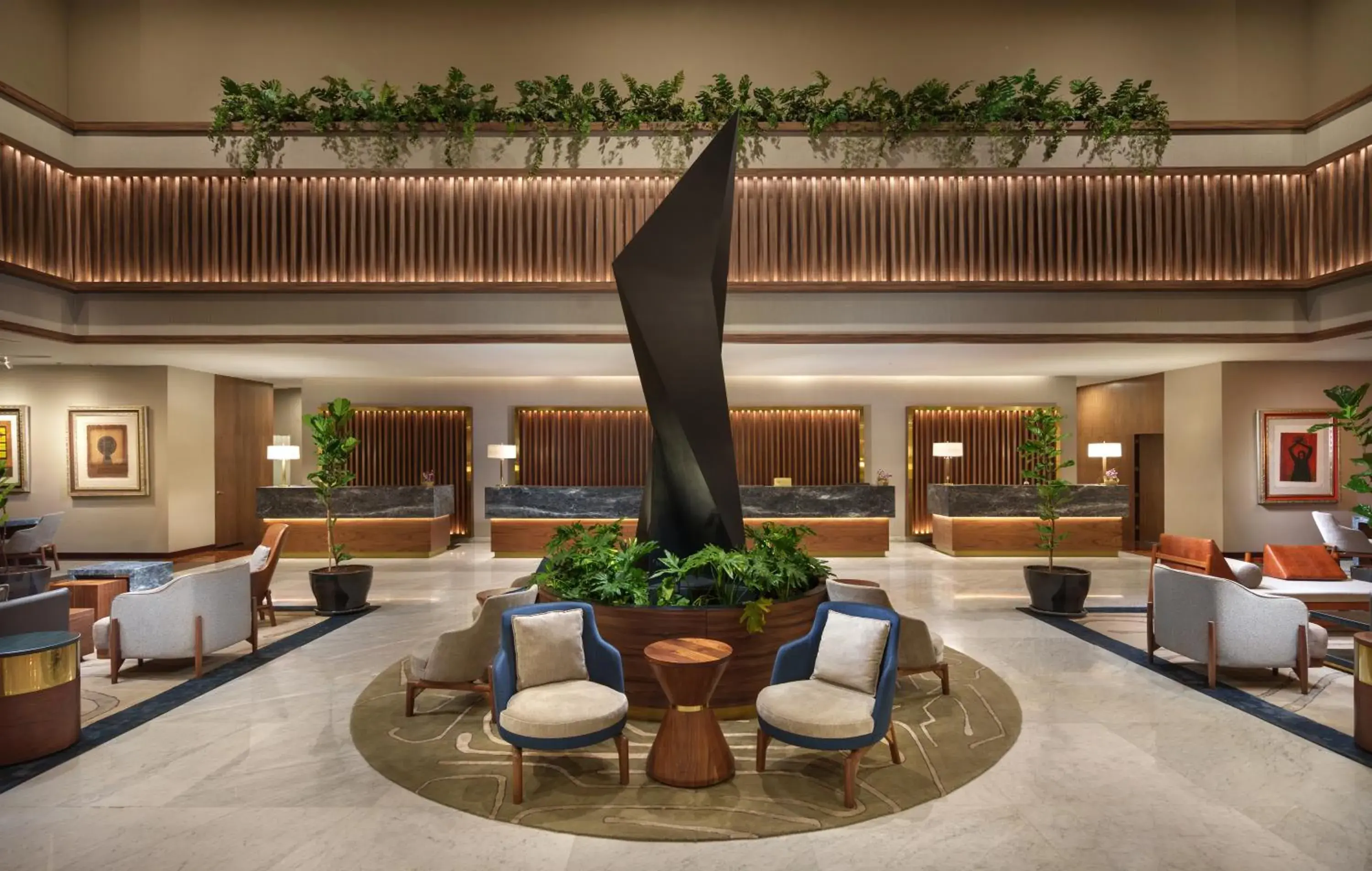Lobby or reception in Presidente InterContinental Mexico City by IHG Lobby or reception in Presidente InterContinental Mexico City by IHG