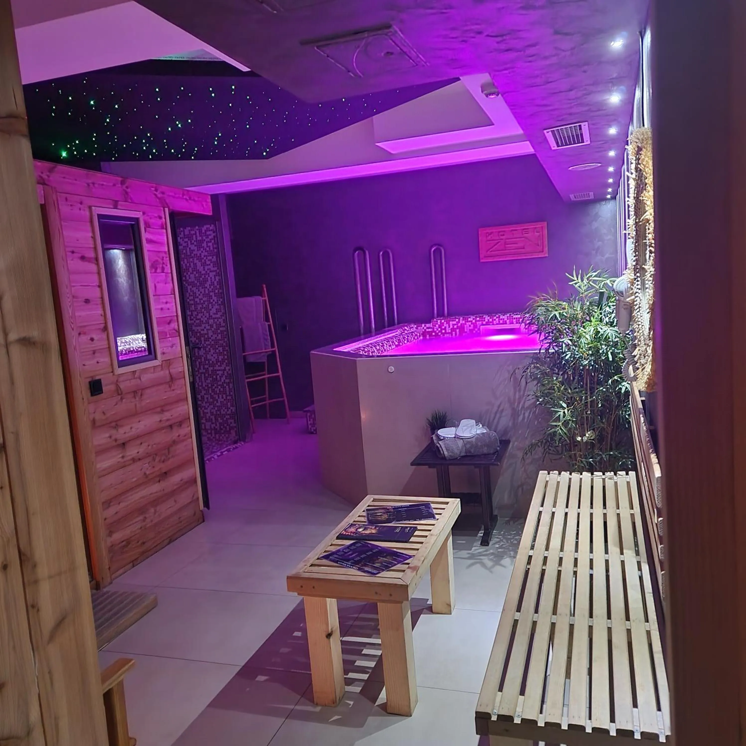 Sauna in Garni Hotel Zen free parking