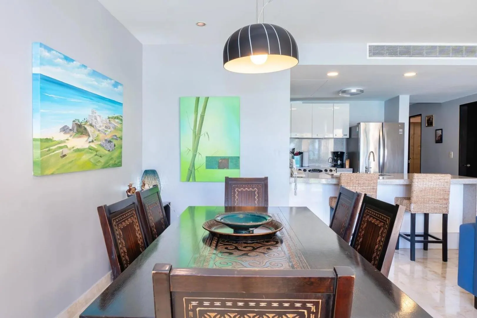 Dining area in The Elements Oceanfront & Beachside Condo Hotel